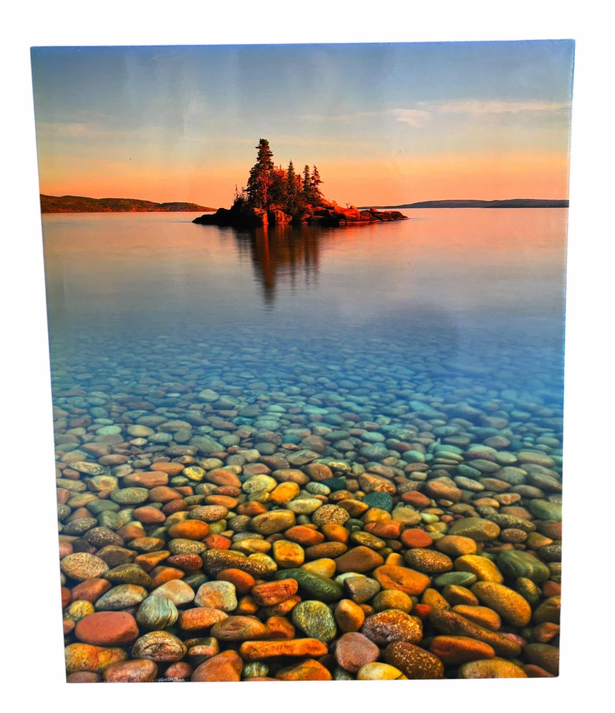 Photo 1 of CANVAS PRINT OF TINY ISLAND 15” X 20”