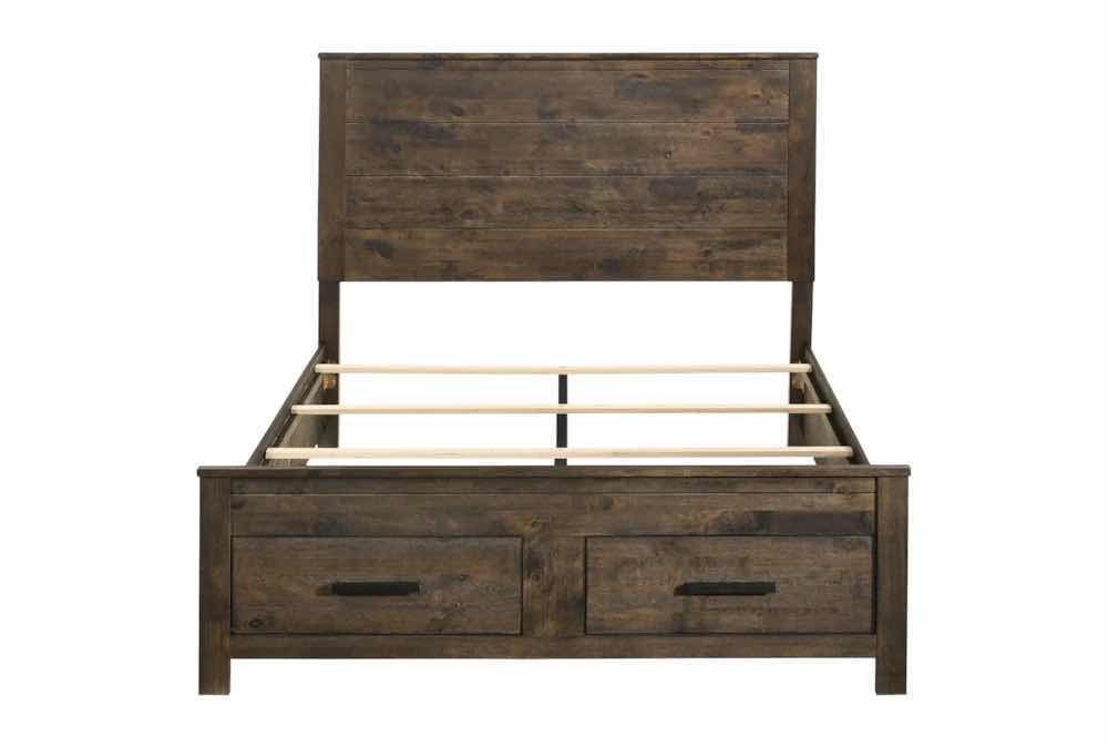 Photo 1 of KIT-RILEY BROWNSTONE EASTERN KING PANEL BED W/ STORAGE AND USB 83"X71"H54