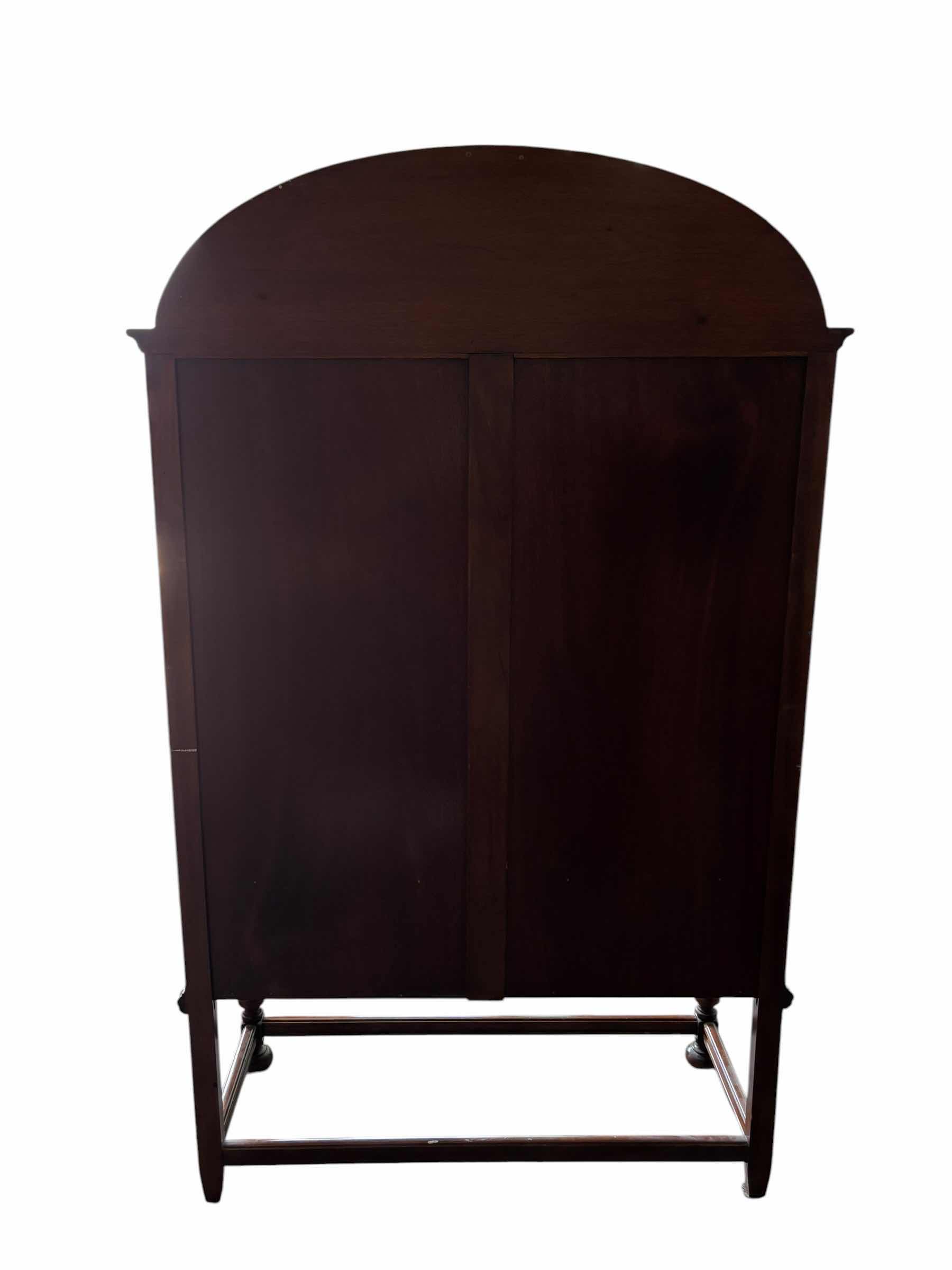 Photo 1 of VINTAGE LAMMERT FURNITURE COMPANY CURIO CABINET H66”