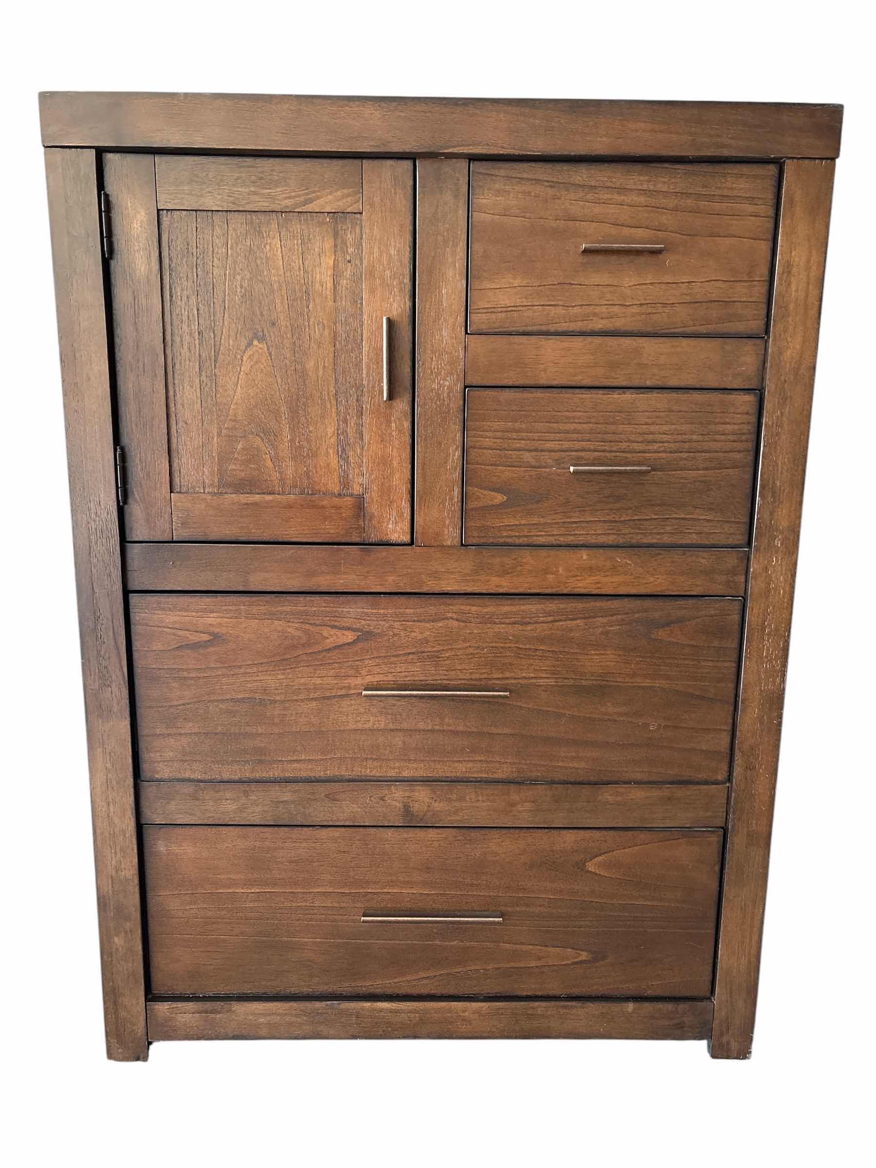 Photo 1 of RILEY BROWNSTONE CHEST OF DRAWERS 38”X16.5”H52