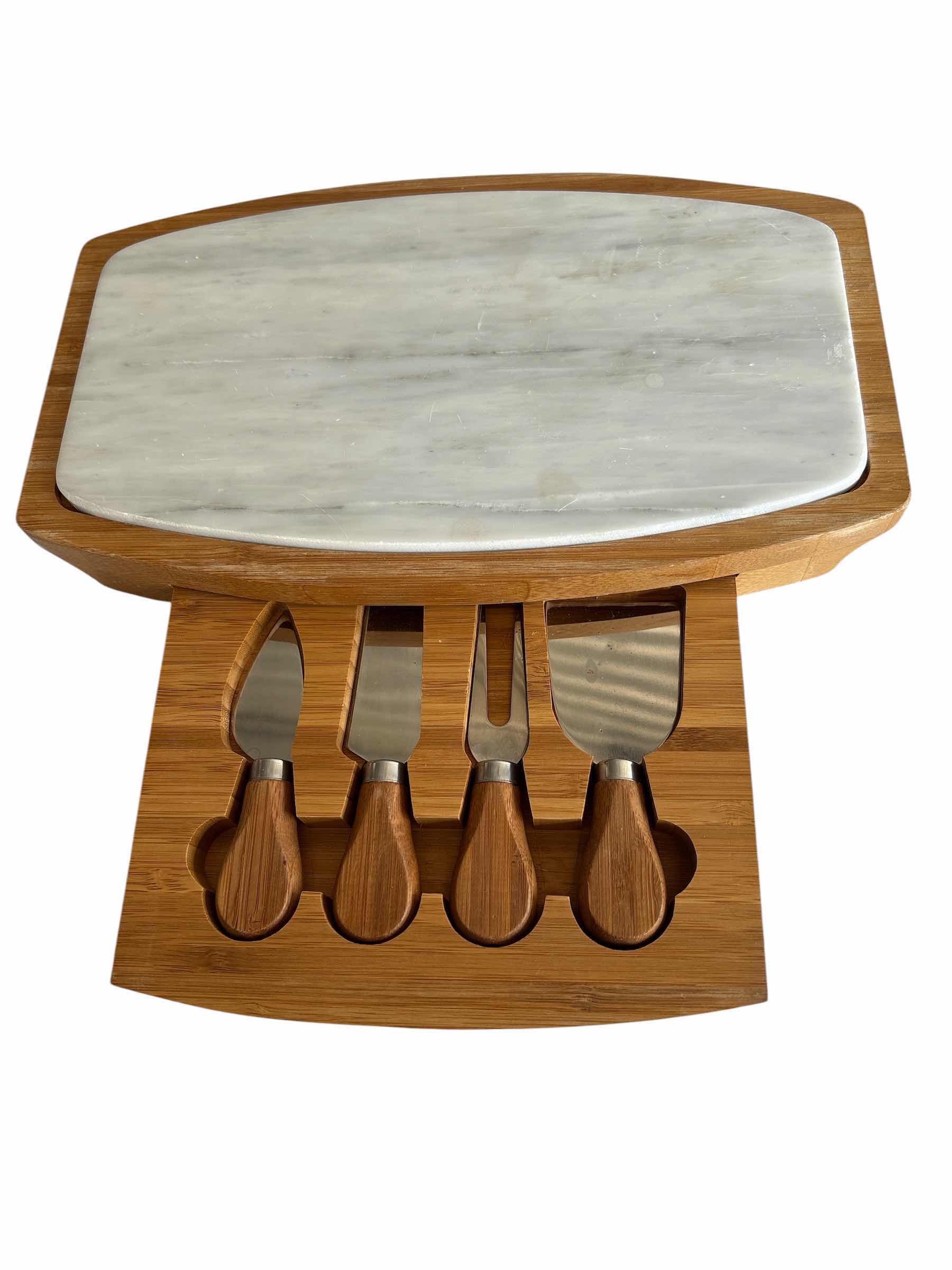 View 2 of (8)PCS KEURIG BLACK METAL UNDER COFFEE-TEA POD STORAGE DRAWER, MARBLE CHEESE BOARD, TEAPOT