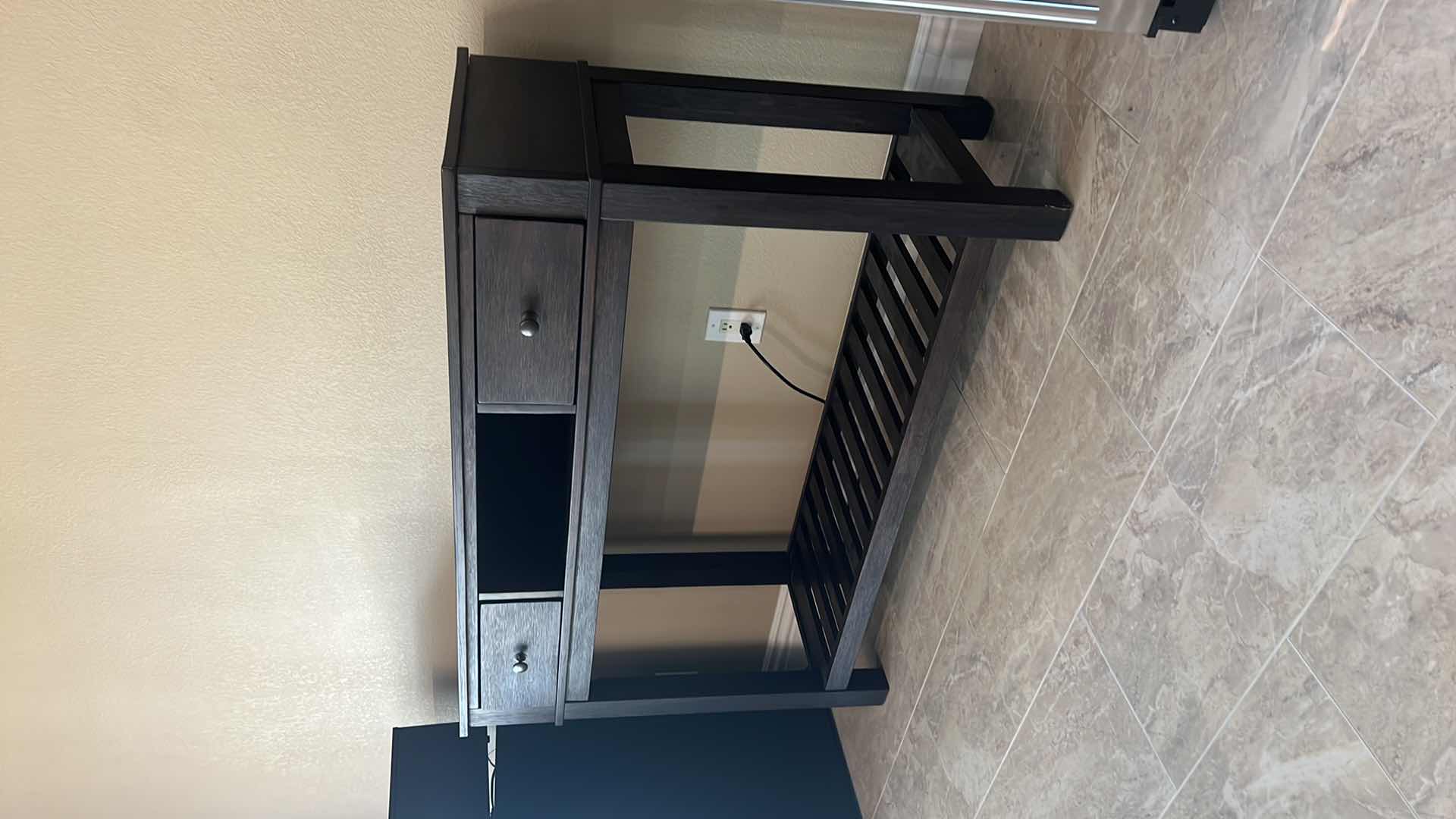 Photo 1 of INTERCON SOLID DARK WOOD CONSOLE TABLE 50" x 17" H36"