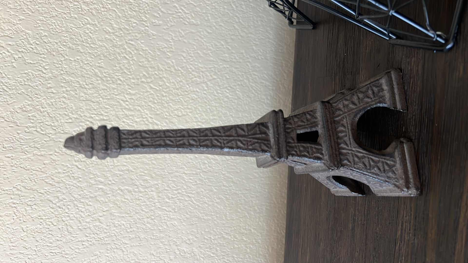 Photo 1 of 2-METAL EIFFEL TOWER FIGURES (TALLEST 20")