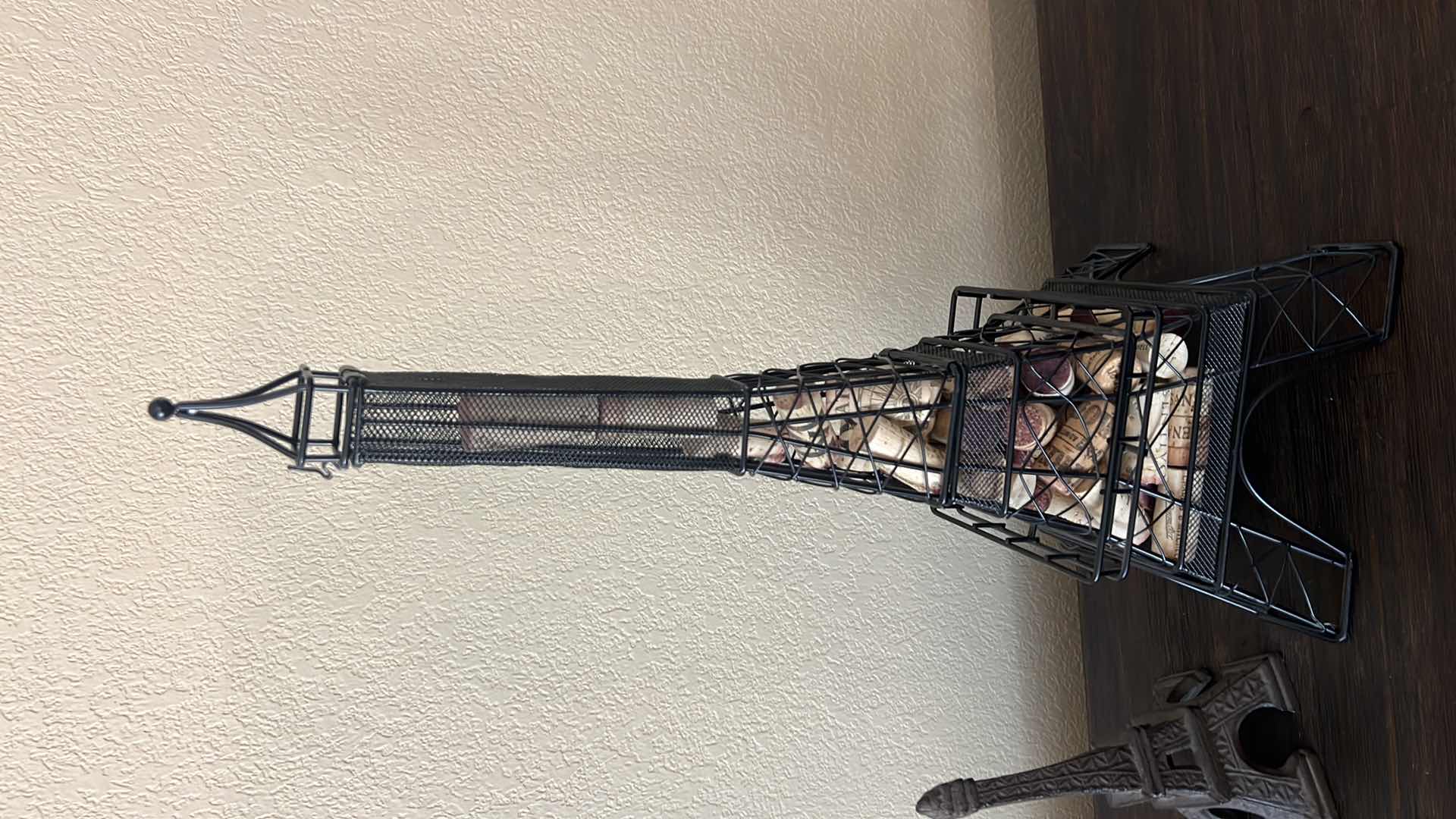 Photo 1 of 2-METAL EIFFEL TOWER FIGURES (TALLEST 20")