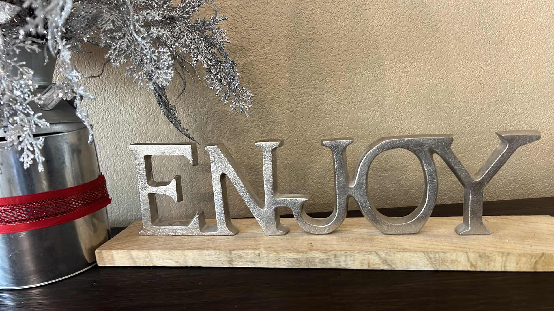 Photo 1 of 2-SILVER THEMED HOME DECORS