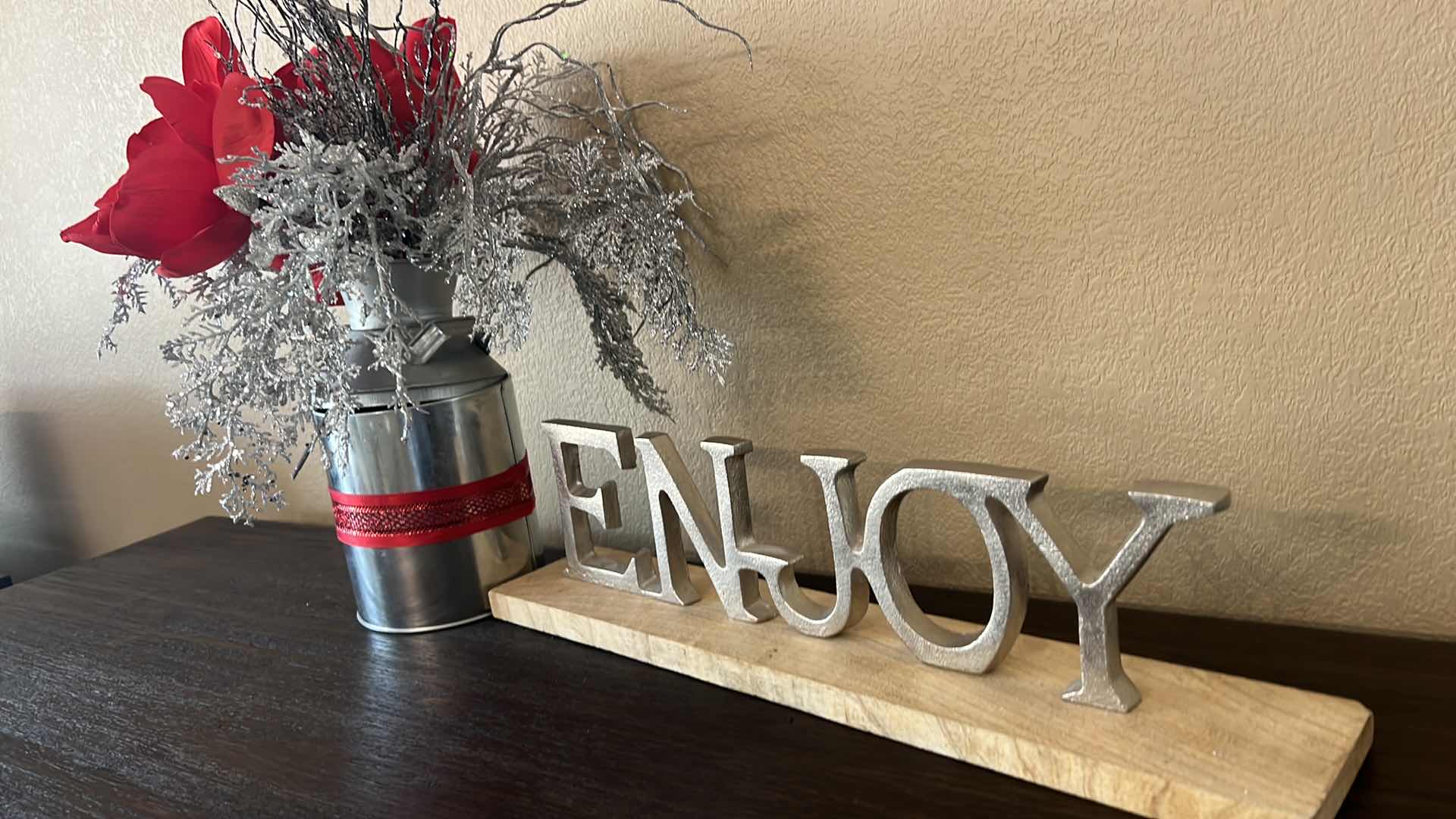 Photo 1 of 2-SILVER THEMED HOME DECORS