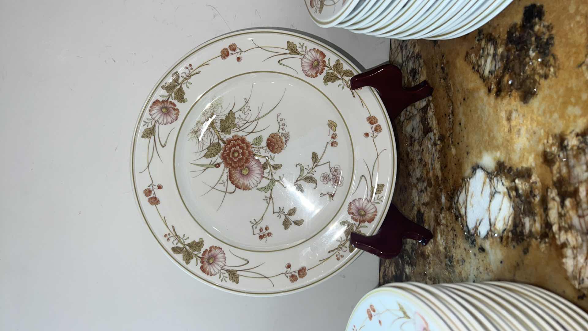 Photo 1 of 27 PCS-NORITAKE "VERSATONE" CHINA (DINNER & DESSERT PLATES)