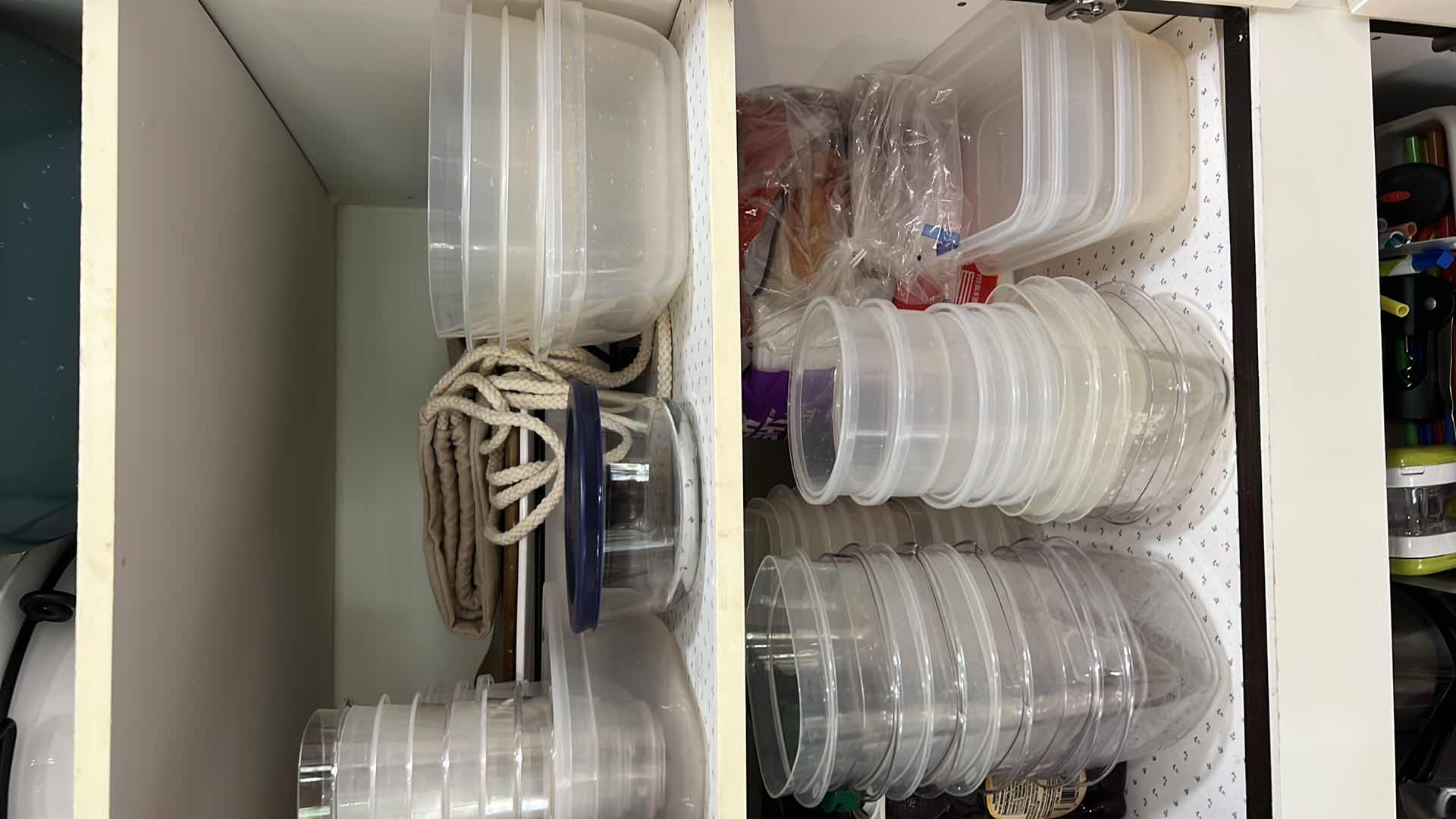 Photo 1 of CONTENTS OF KITCHEN PANTRY-FOOD STORAGE CONTAINERS