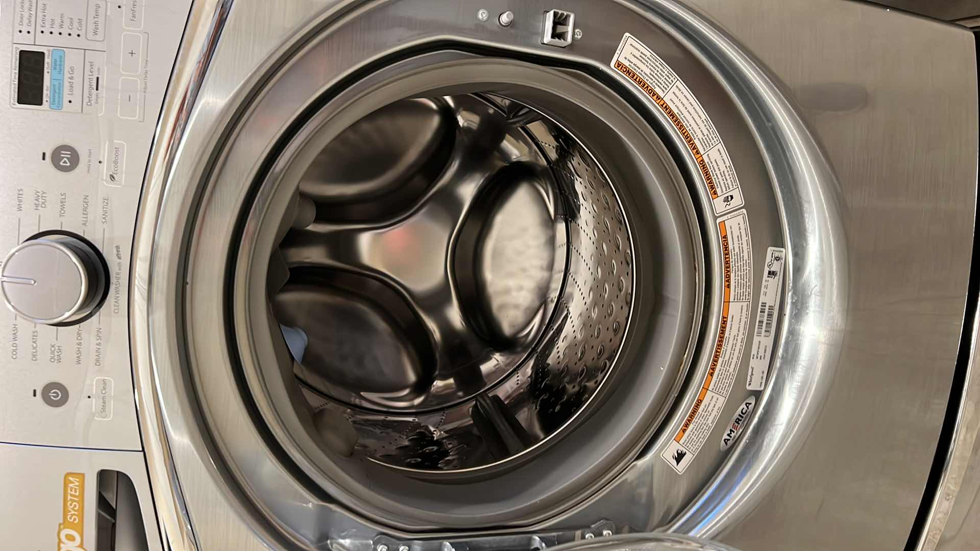 Photo 1 of CHROME WHIRLPOOL DUET HE FRONT LOAD & GO SYSTEM WASHER W PEDESTAL STORAGE
