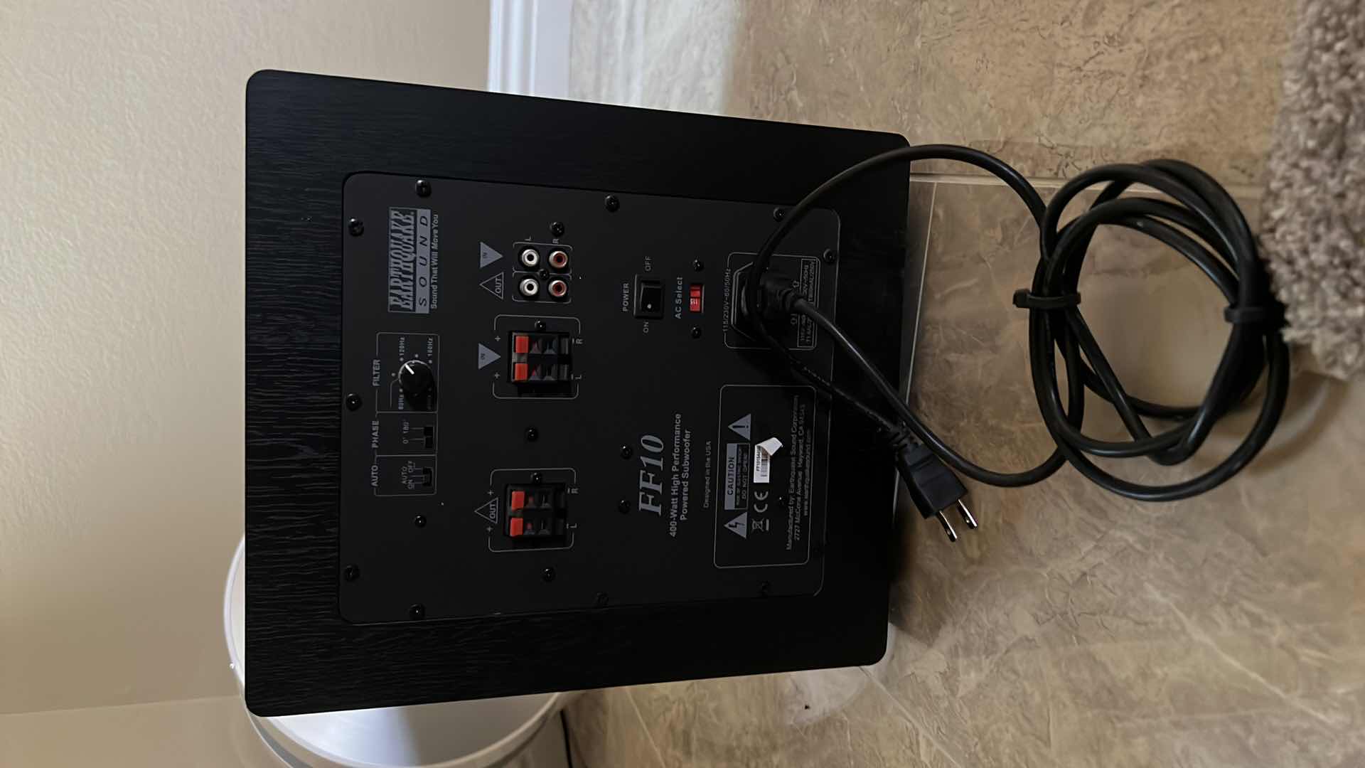 Photo 1 of EARTHQUAKE SOUND FF10 10-INCH FRONT FIRING SUBWOOFER