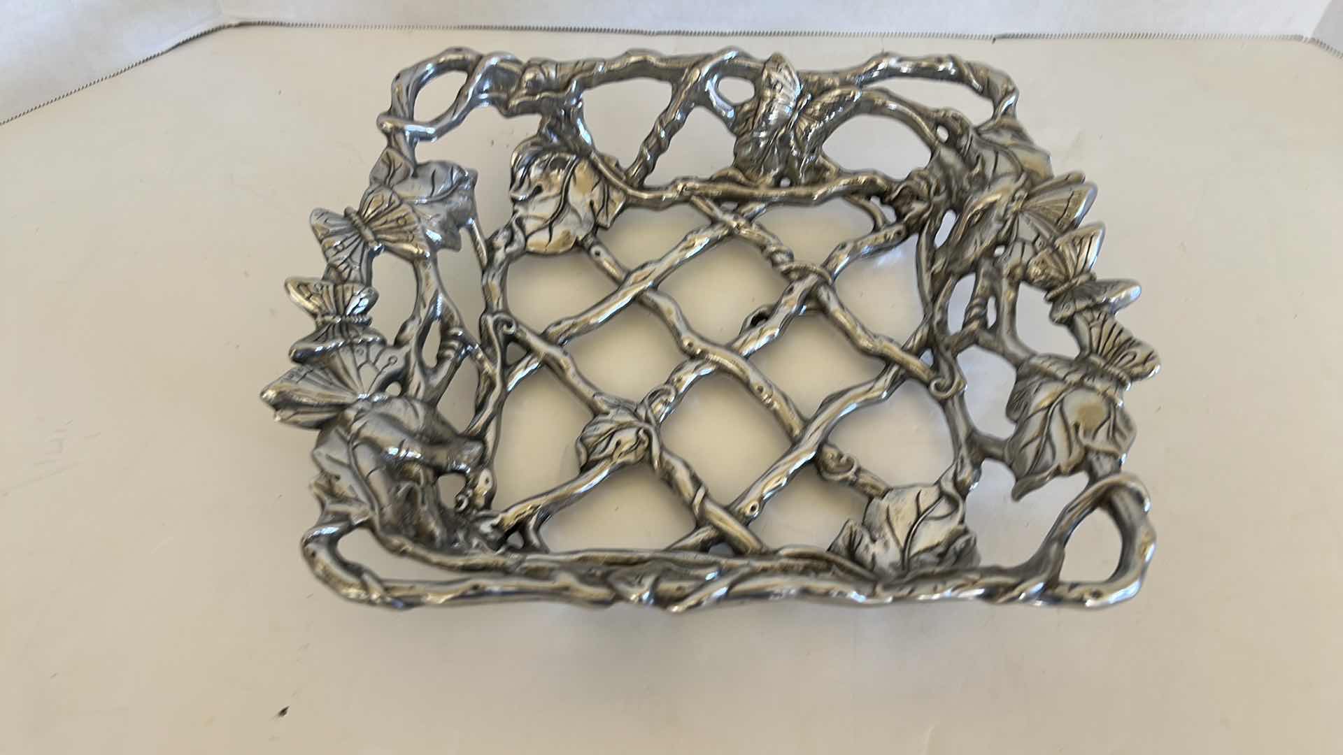 Photo 1 of ARTHUR COURT BUTTERFLY PYREX HOLDER 10 x 10 $145