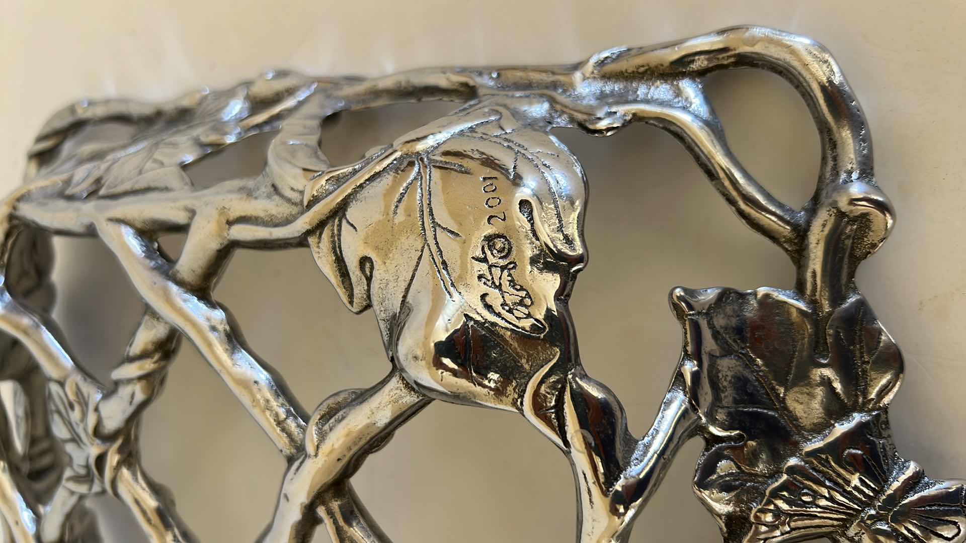 Photo 1 of ARTHUR COURT BUTTERFLY PYREX HOLDER 10 x 10 $145