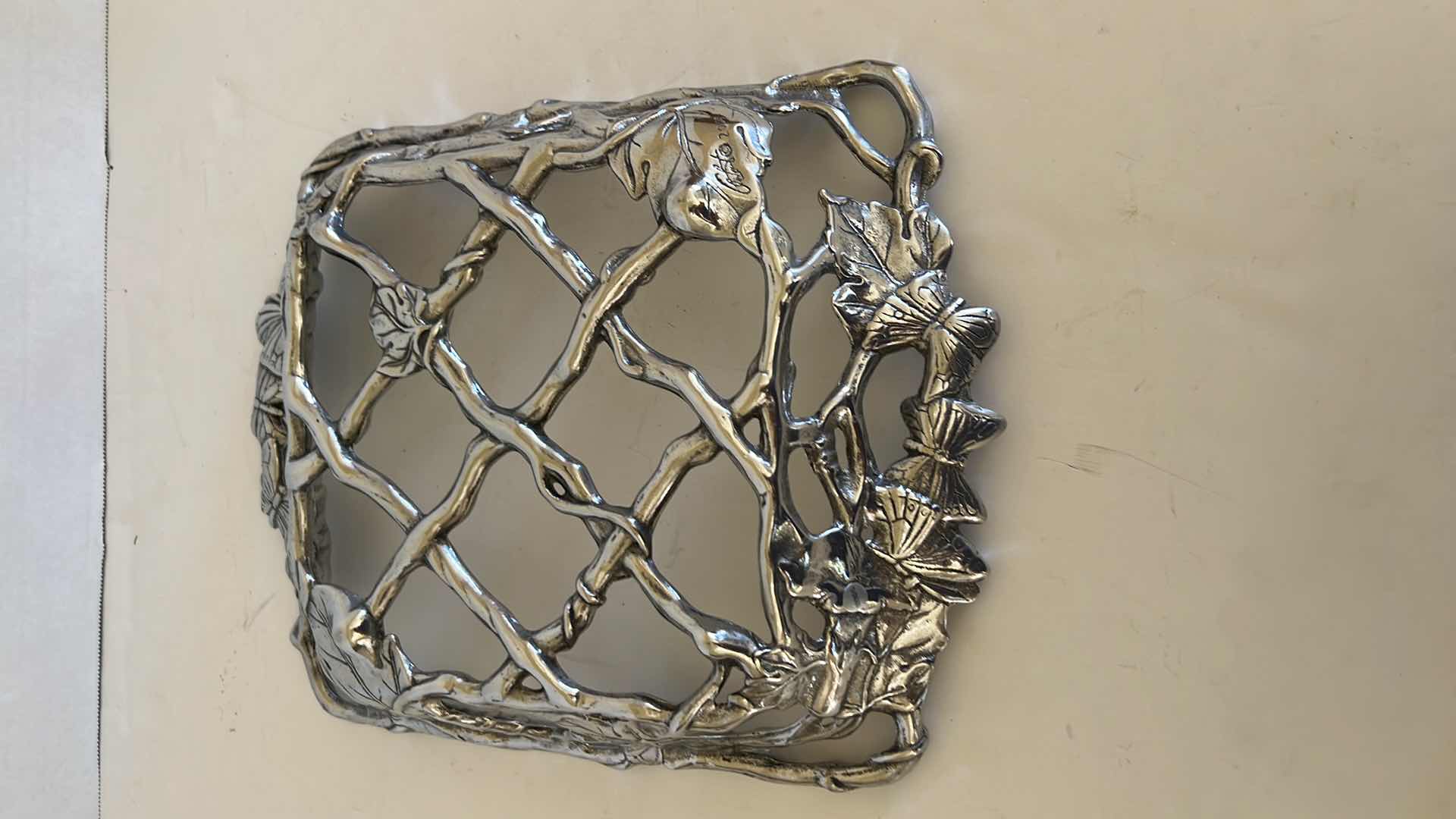 Photo 1 of ARTHUR COURT BUTTERFLY PYREX HOLDER 10 x 10 $145