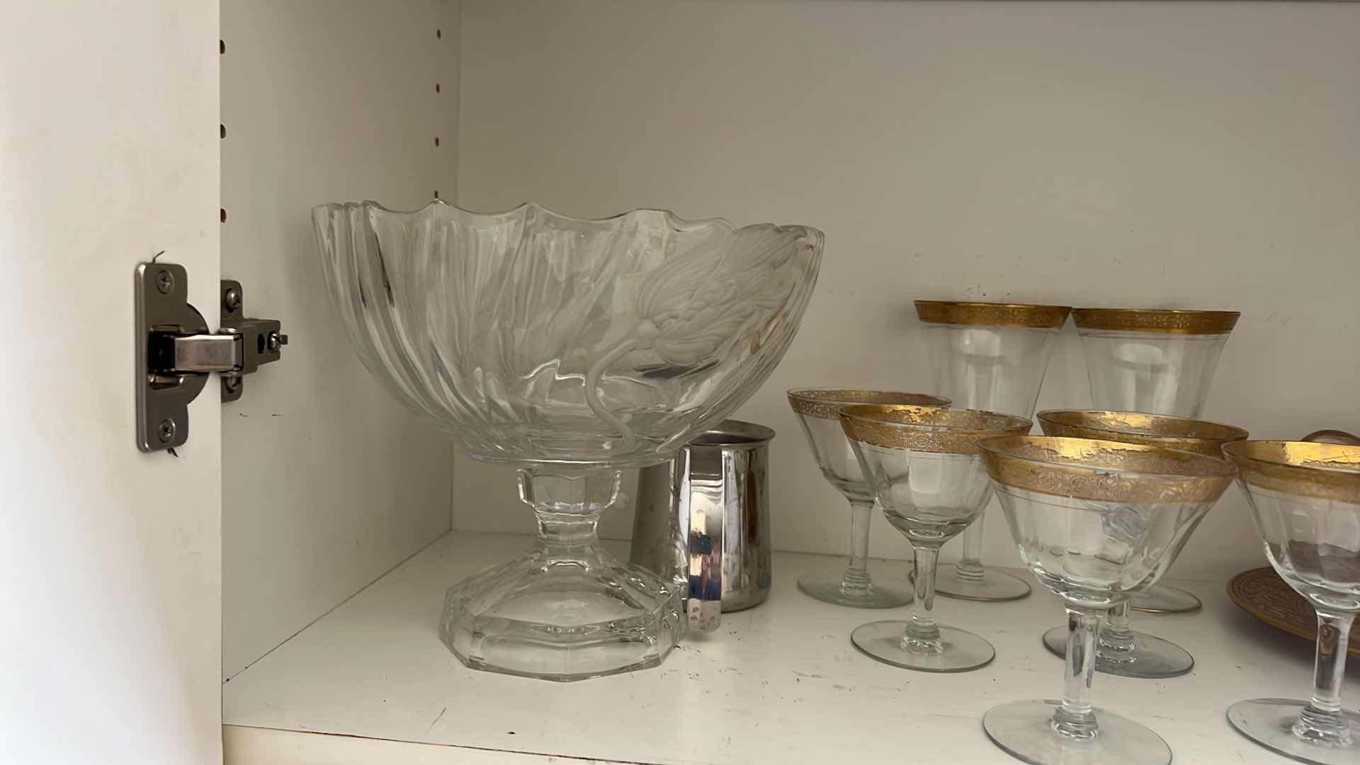 Photo 1 of CONTAINS OF KITCHEN CABINET- STEMWARE WINE GLASSES