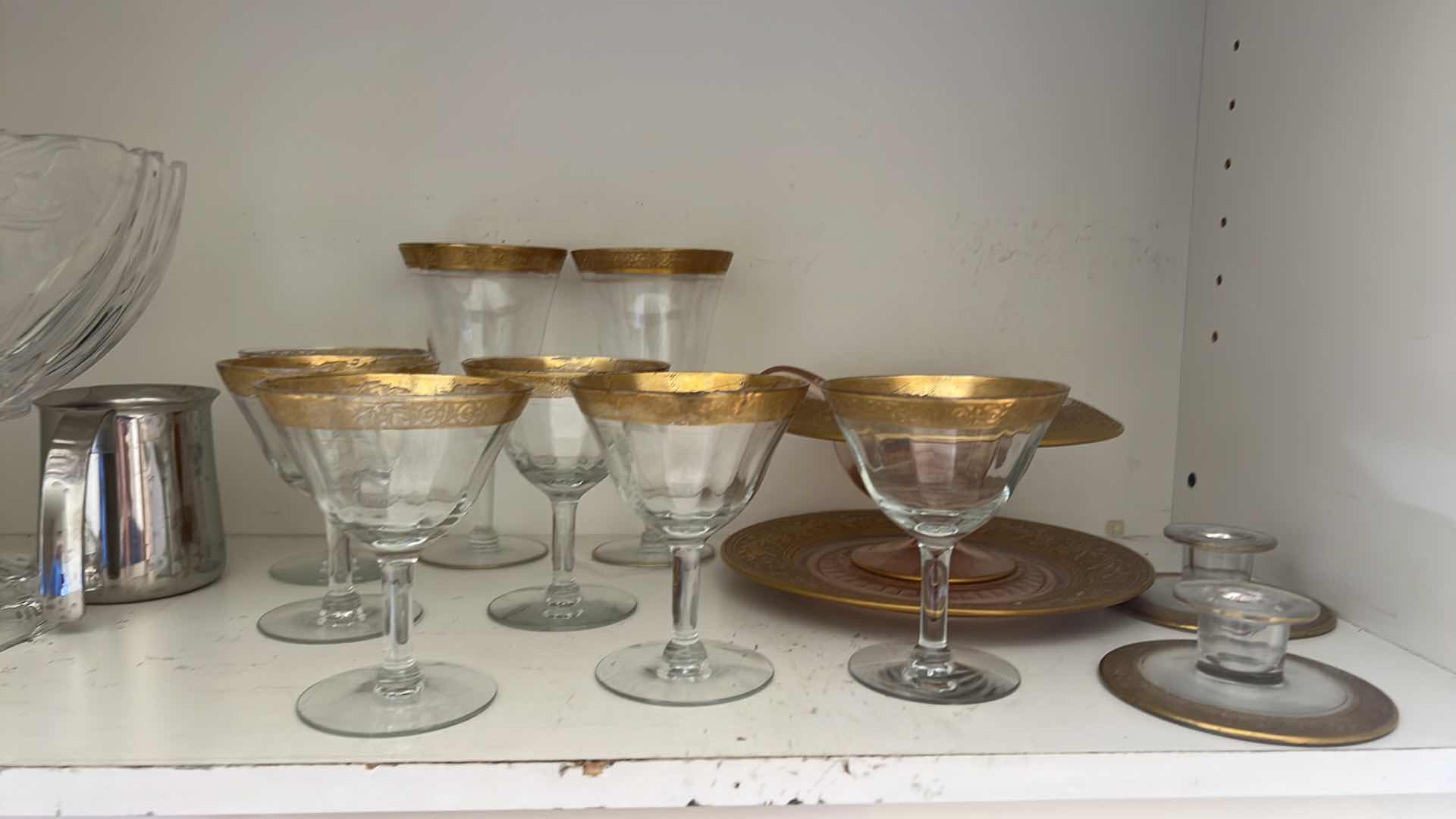 Photo 1 of CONTAINS OF KITCHEN CABINET- STEMWARE WINE GLASSES