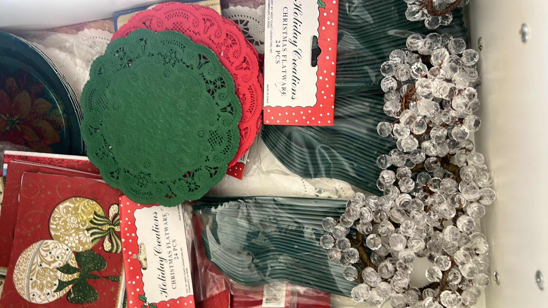 Photo 1 of CONTENTS OF KITCHEN DRAWER-HOLIDAY ITEMS