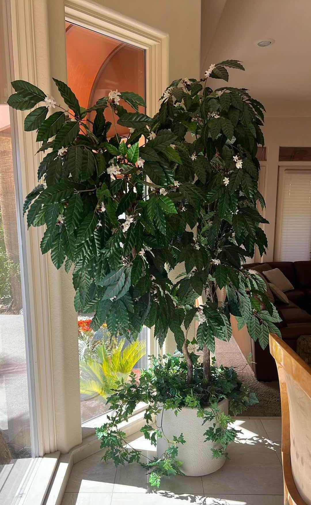 Photo 1 of 7' TALL FAUX POTTED TREE