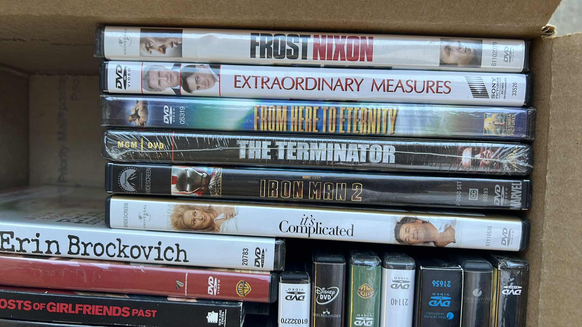 Photo 1 of CONTENTS OF BOX-24 DVD'S (VARIOUS TITLES)