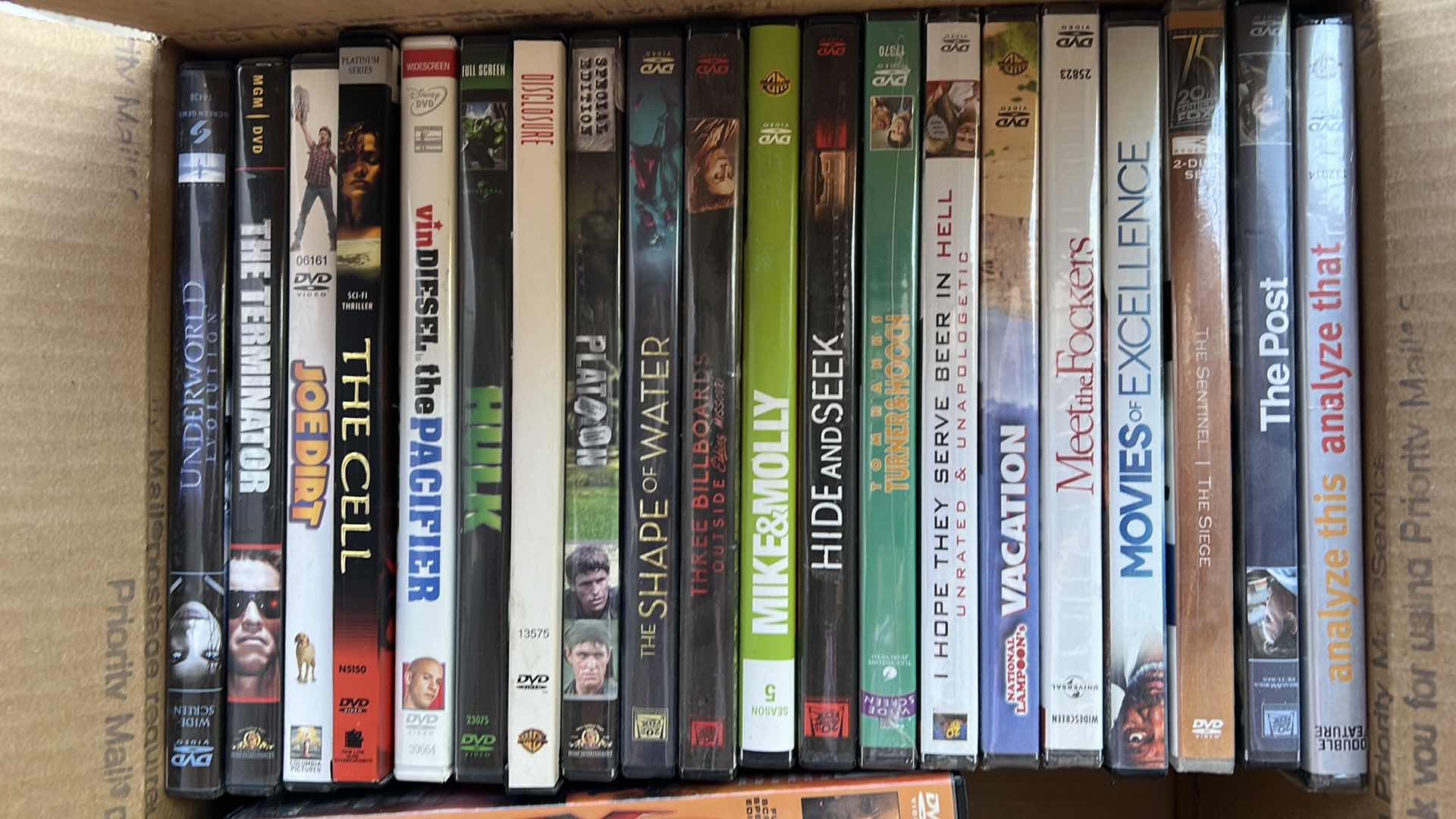 Photo 1 of CONTENTS OF BOX-27 DVD'S (VARIOUS TITLES)