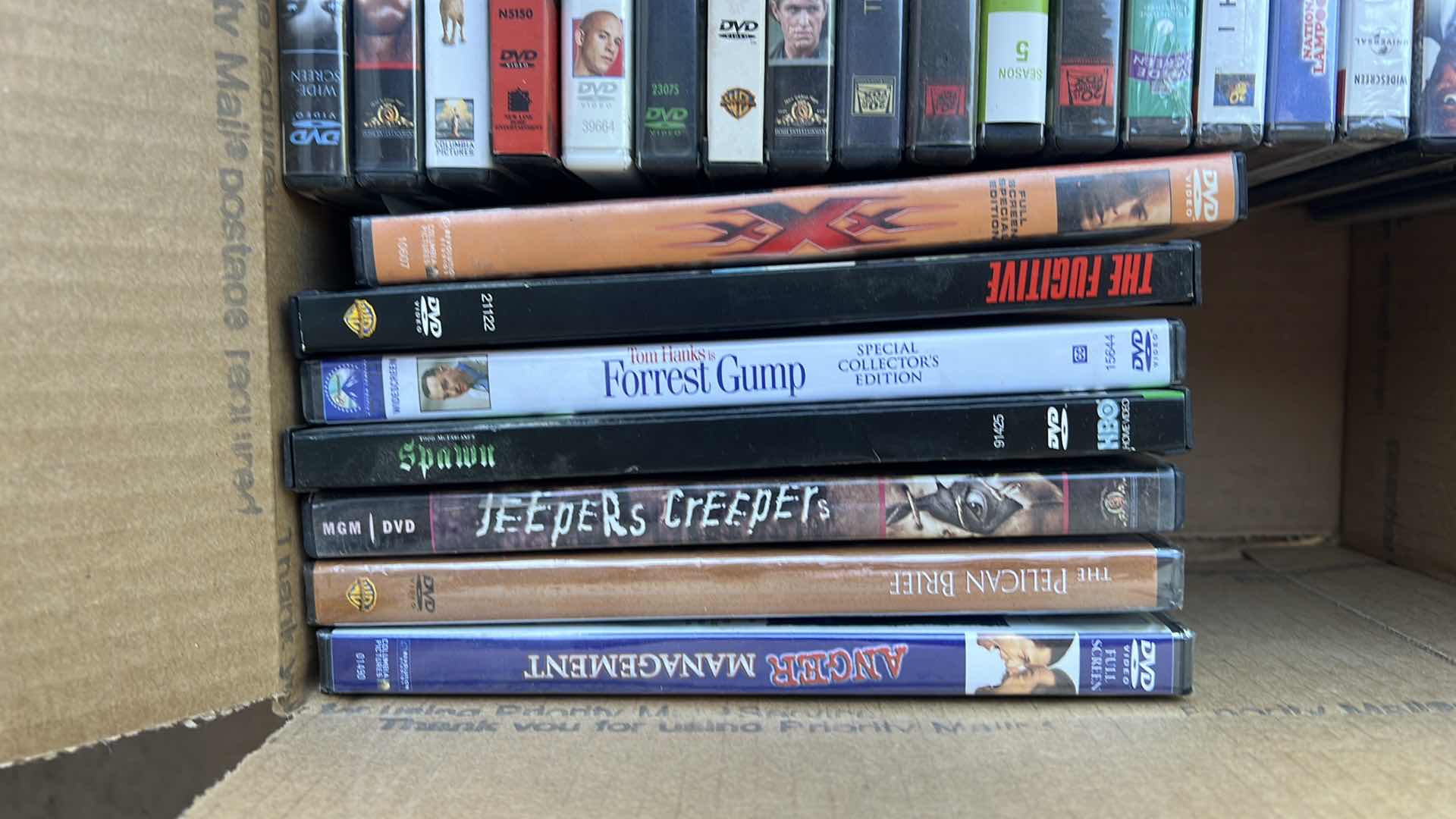 Photo 1 of CONTENTS OF BOX-27 DVD'S (VARIOUS TITLES)