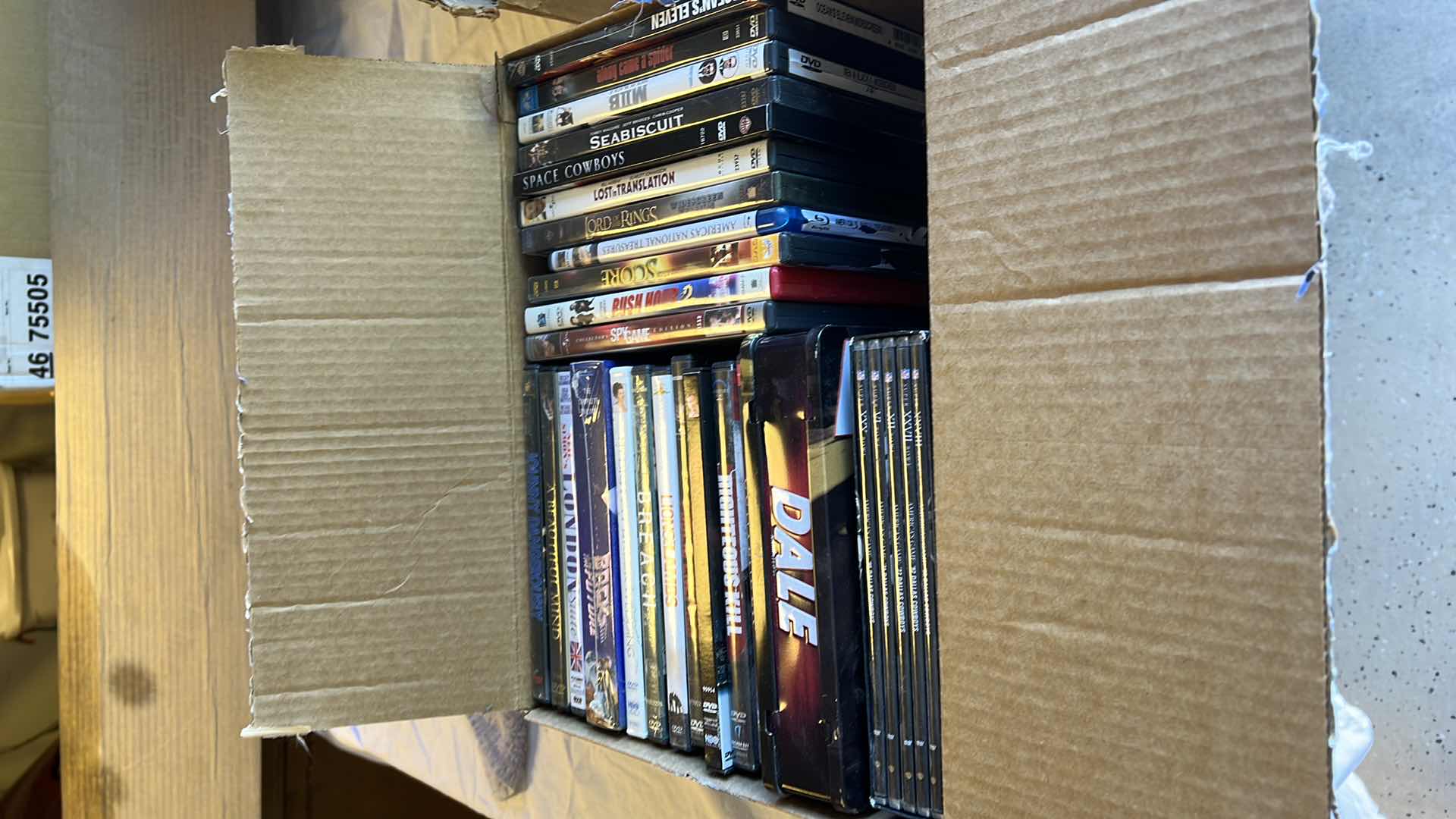 Photo 1 of CONTENTS OF BOX-24 DVD'S (VARIOUS TITLES)