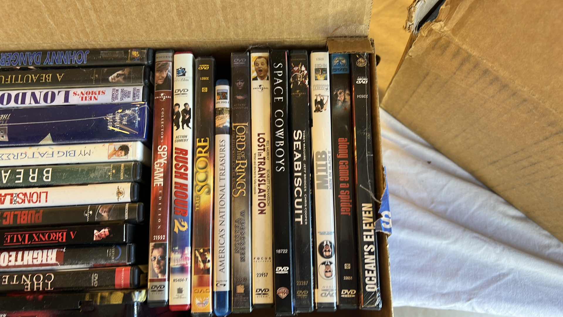 Photo 1 of CONTENTS OF BOX-24 DVD'S (VARIOUS TITLES)