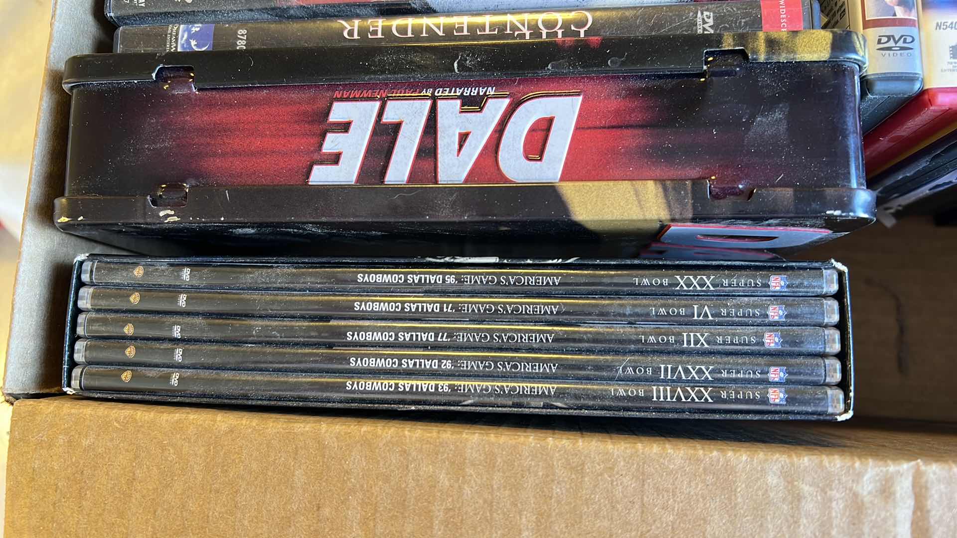 Photo 1 of CONTENTS OF BOX-24 DVD'S (VARIOUS TITLES)