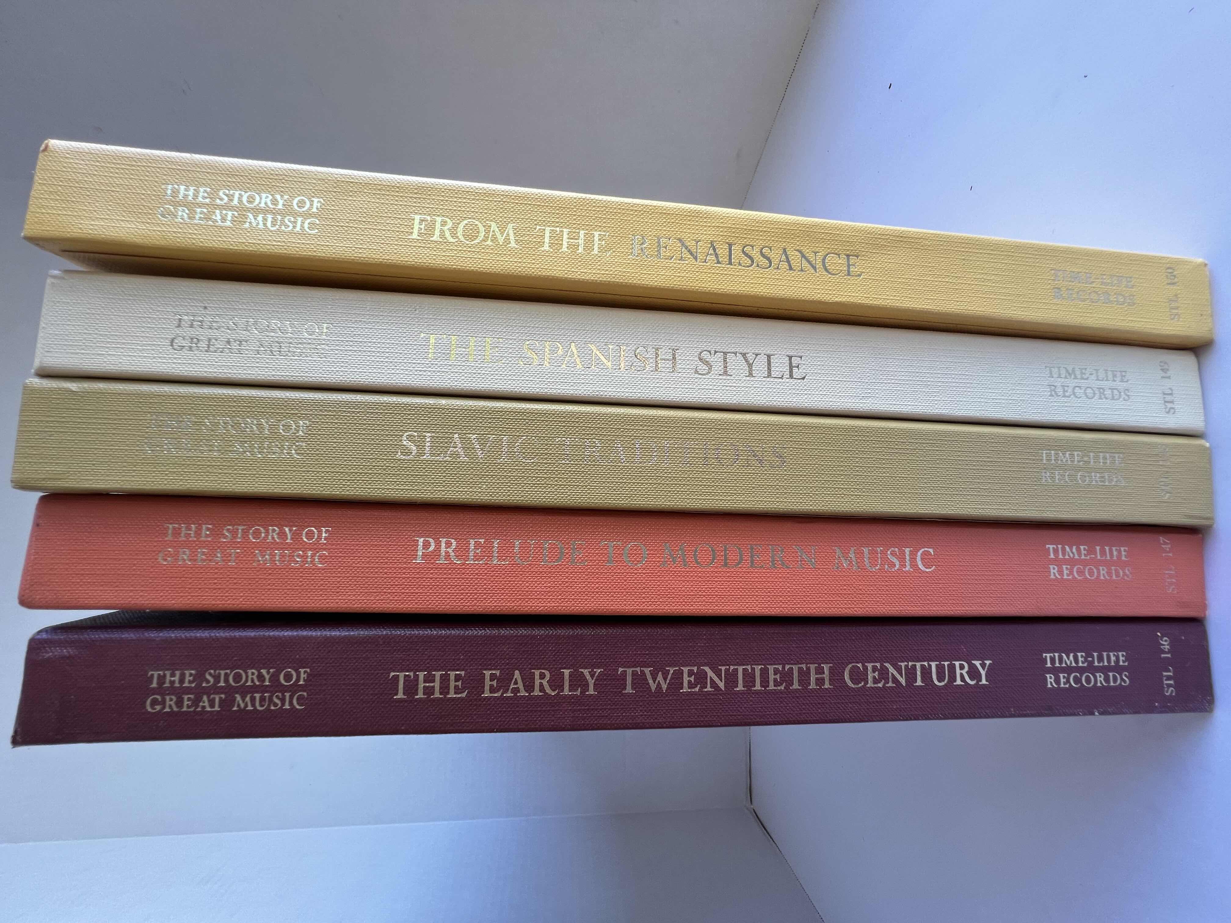 Photo 1 of 5-VINYL RECORDS FROM TIME-LIFE RECORDS, THE STORY OF GREAT MUSIC BOXED SETS