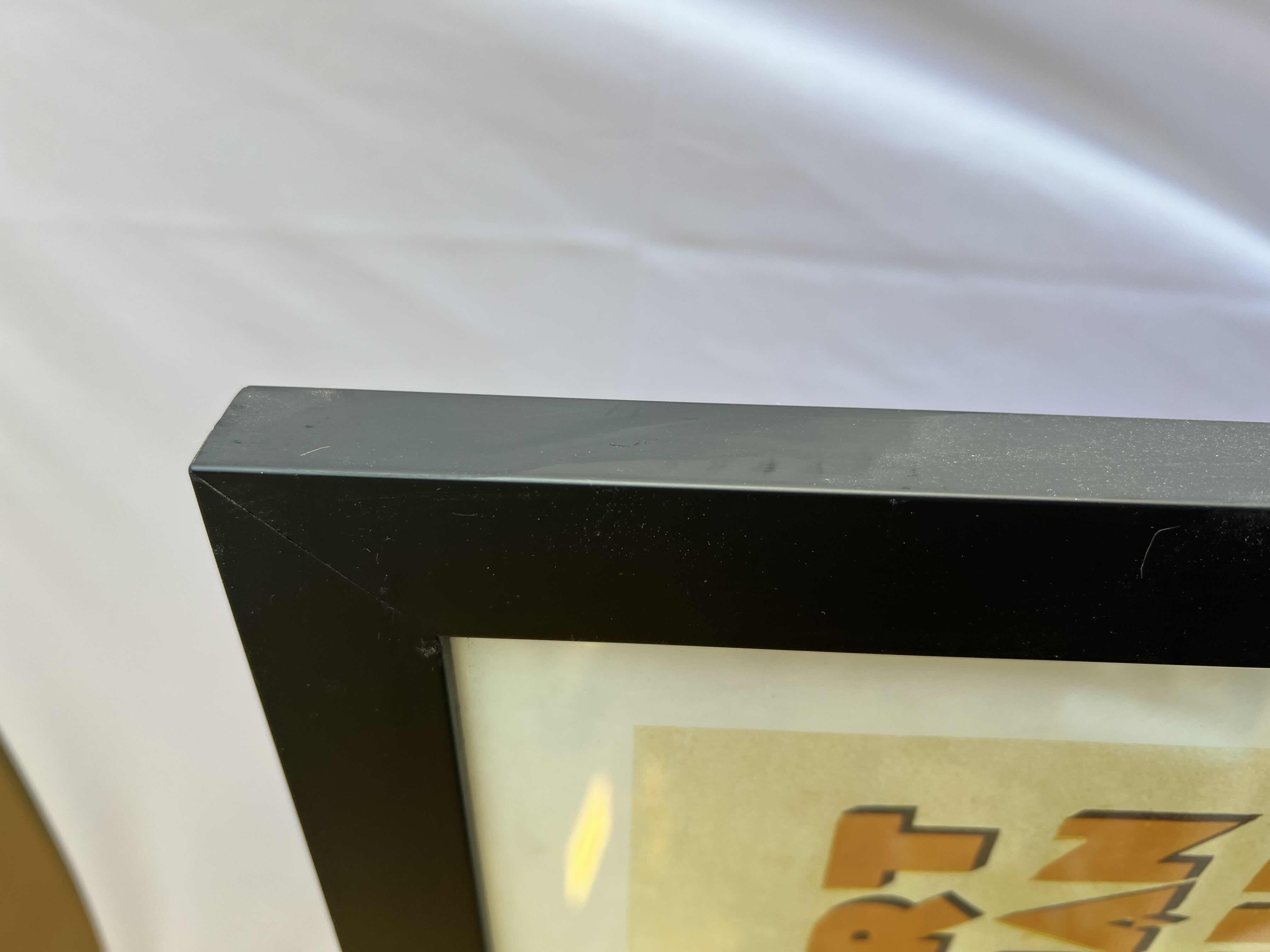 Photo 1 of BLACK FRAMED ZGALLERIE “CASABLANCA” MOVIE POSTER ARTWORK 23.5” x 33.5”