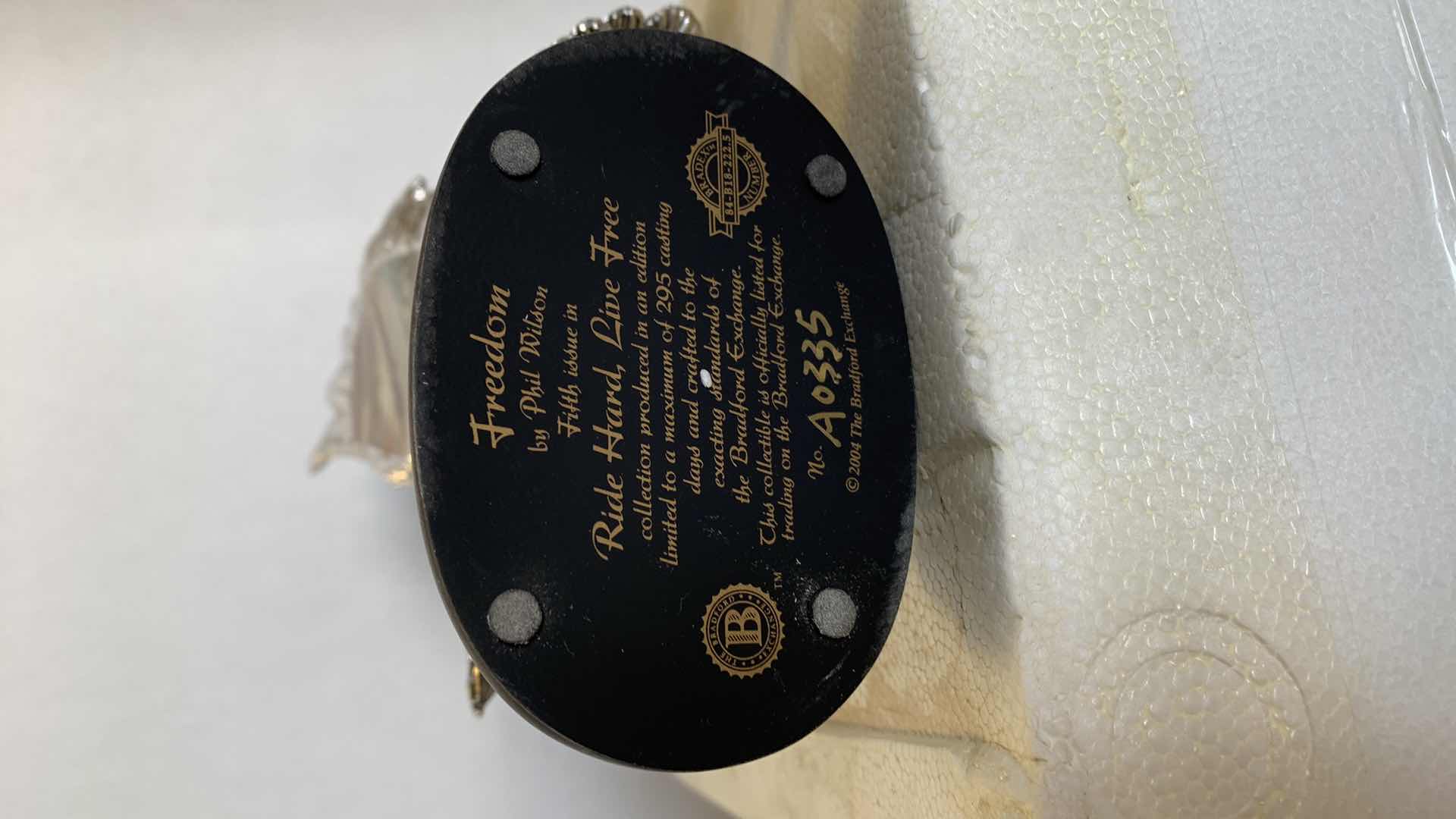 Photo 1 of BRADFORD LIMITED EDITION EXCHANGE “FREEDOM” EAGLE NUMBERED W COA