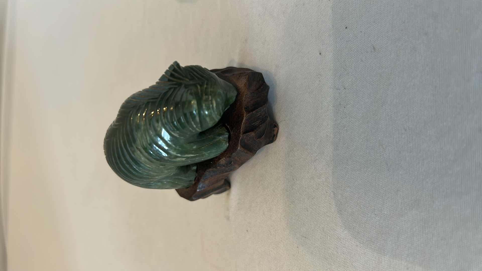 Photo 1 of 2- VINTAGE BLACK PANTHER FIGURINES MOUNTED ON ONYX BASES 