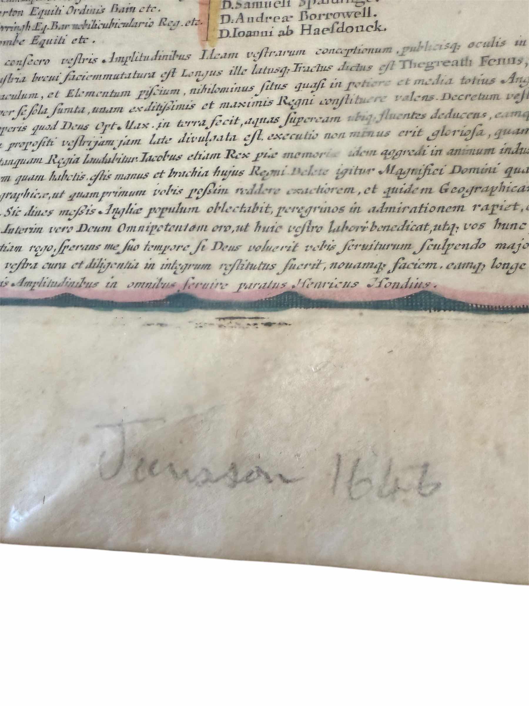 Photo 6 of ANTIQUE THE FENNS & THE ISLE APPELATE PLOT MAP 23”x20”