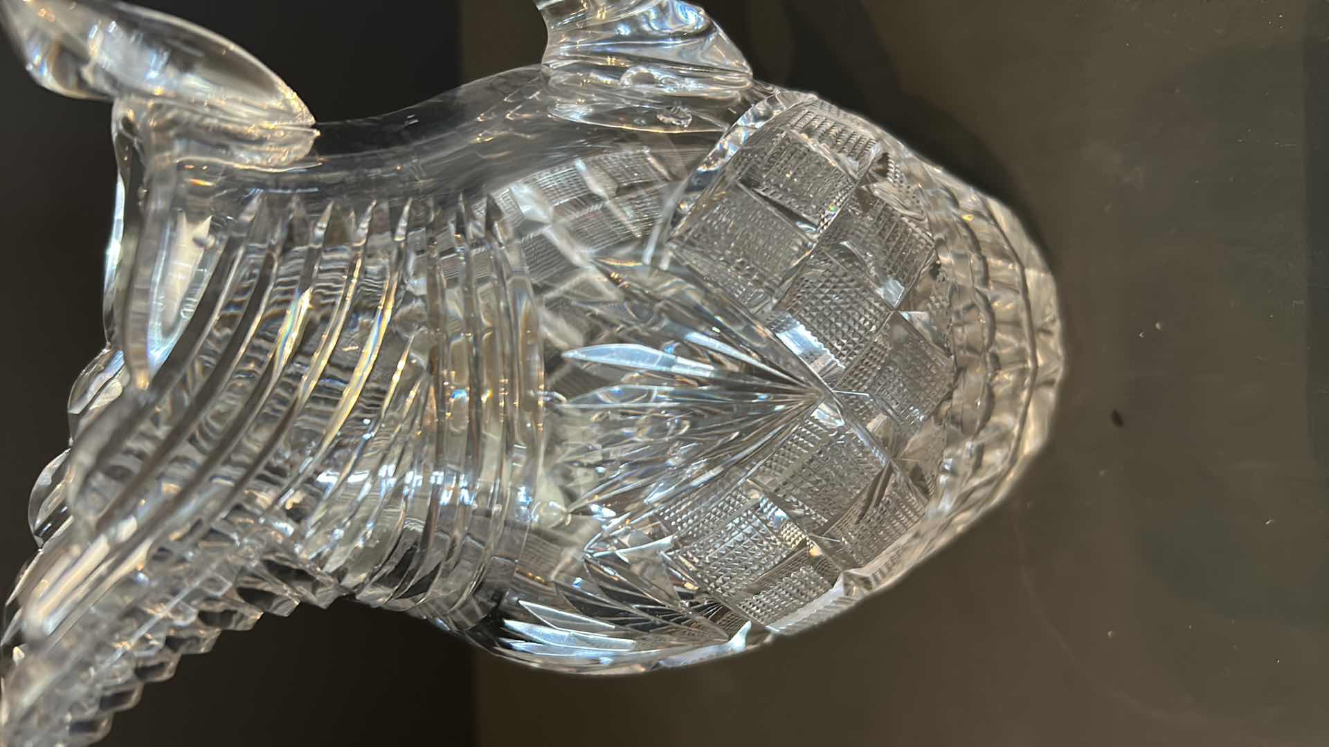 Photo 1 of 8- ANTIQUE AMERICAN BRILLIANT PERIOD CUT CRYSTAL STEMWARE W PITCHER