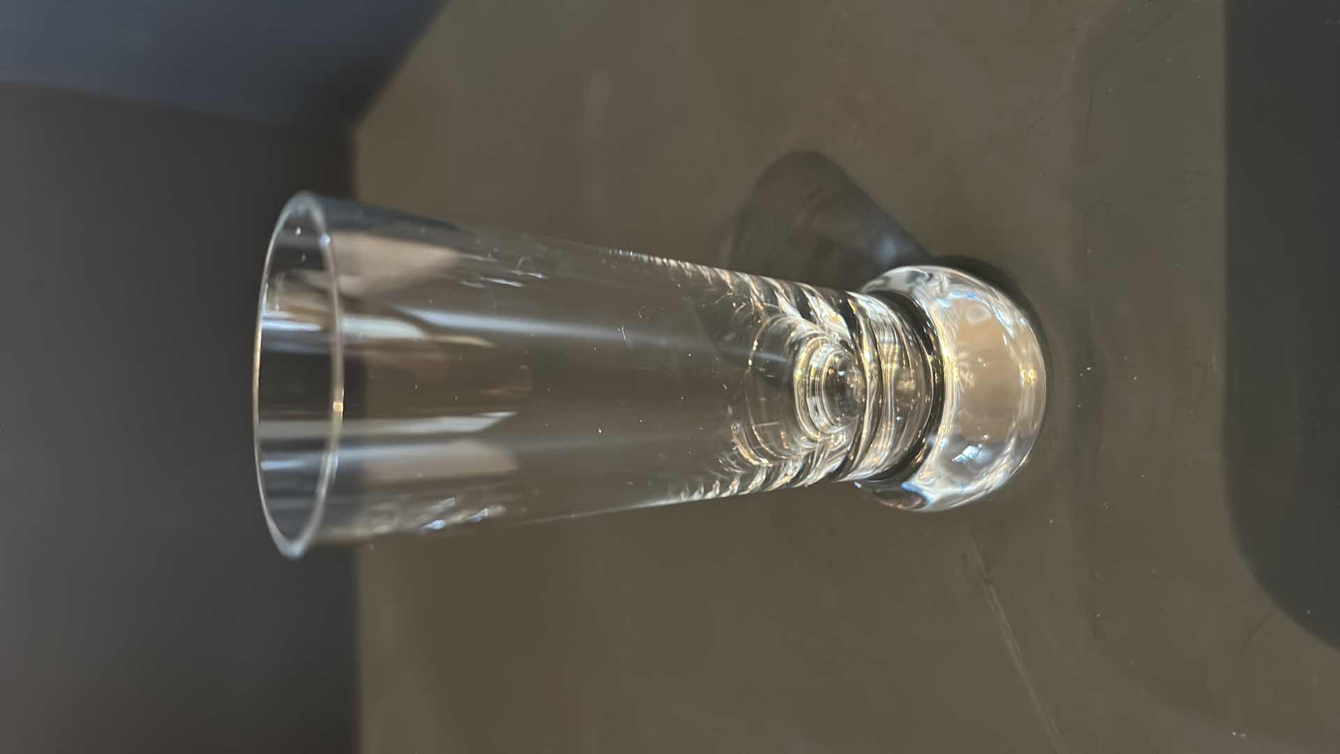 Photo 2 of 6- CRYSTAL CORDIAL GLASSES