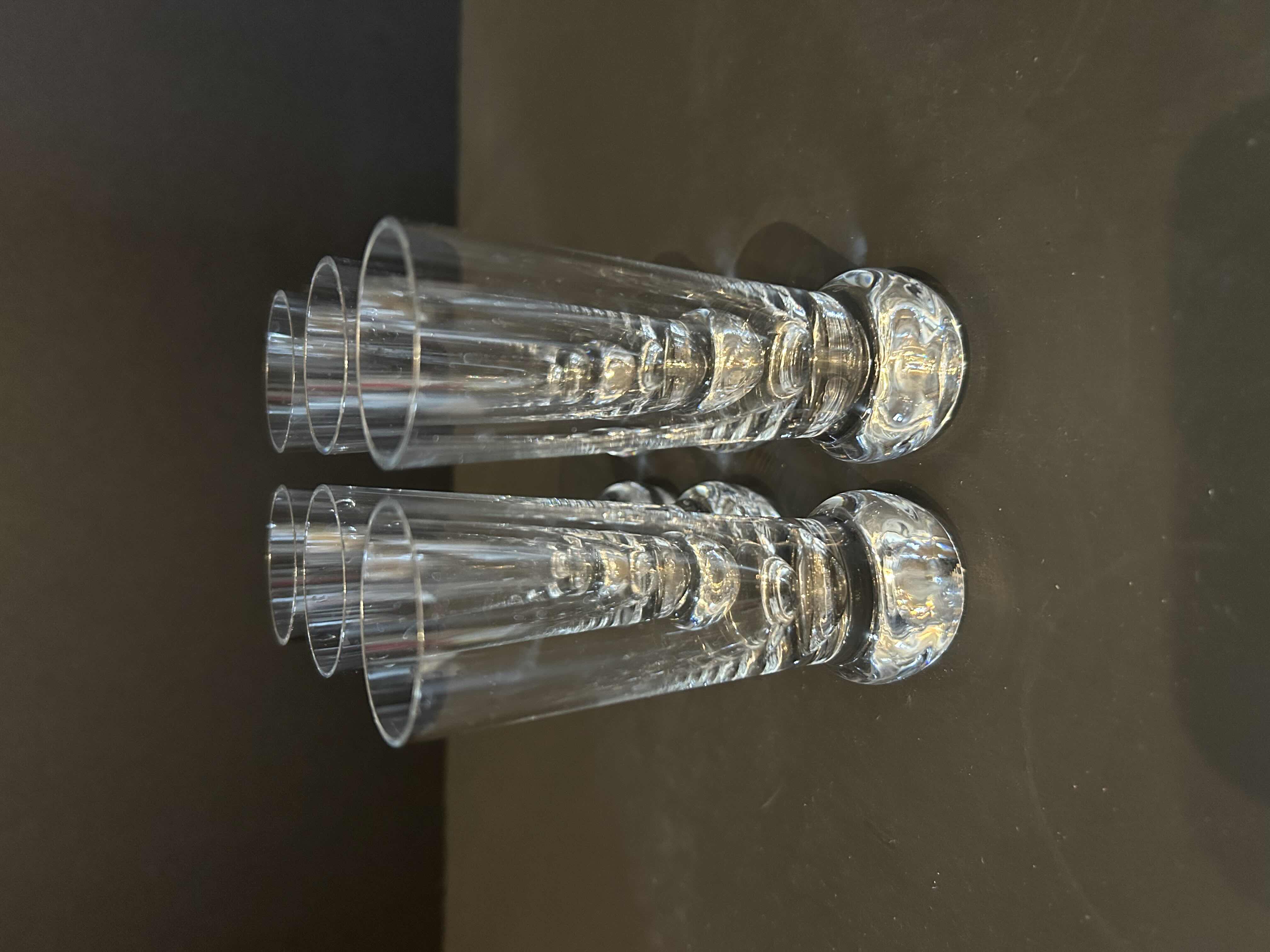 Photo 1 of 6- CRYSTAL CORDIAL GLASSES