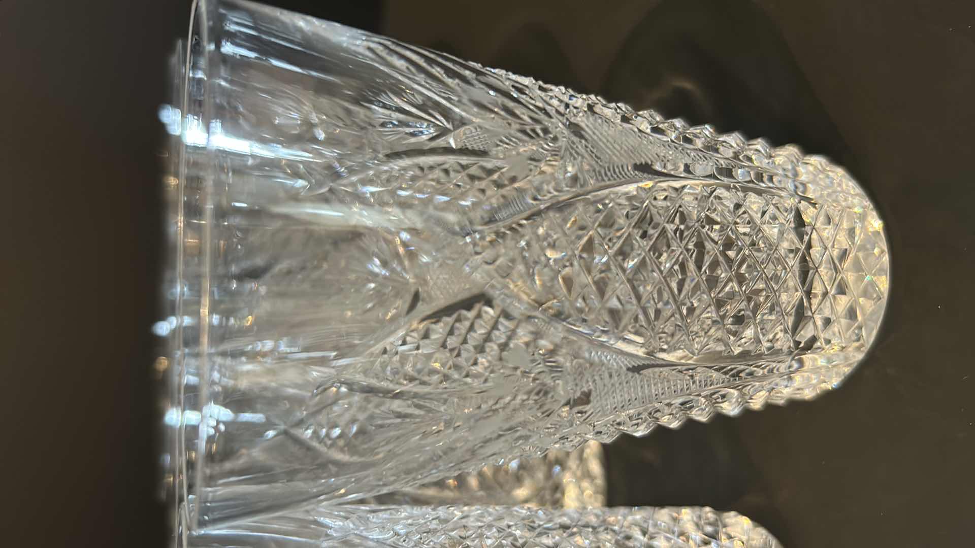Photo 1 of 6- WATERFORD CRYSTAL TUMBLER DUNMORE PATTERN