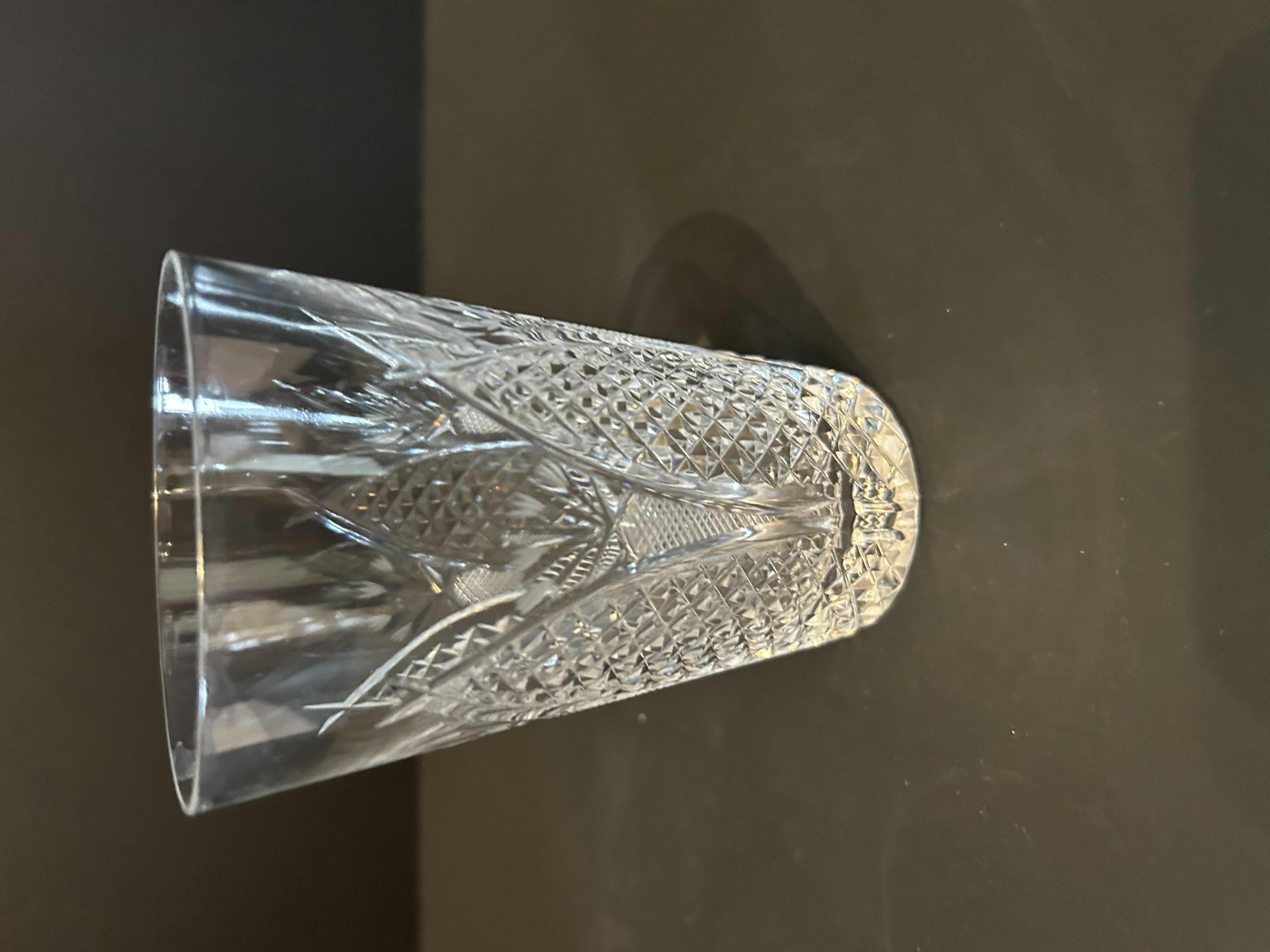 Photo 1 of 6- WATERFORD CRYSTAL TUMBLER DUNMORE PATTERN
