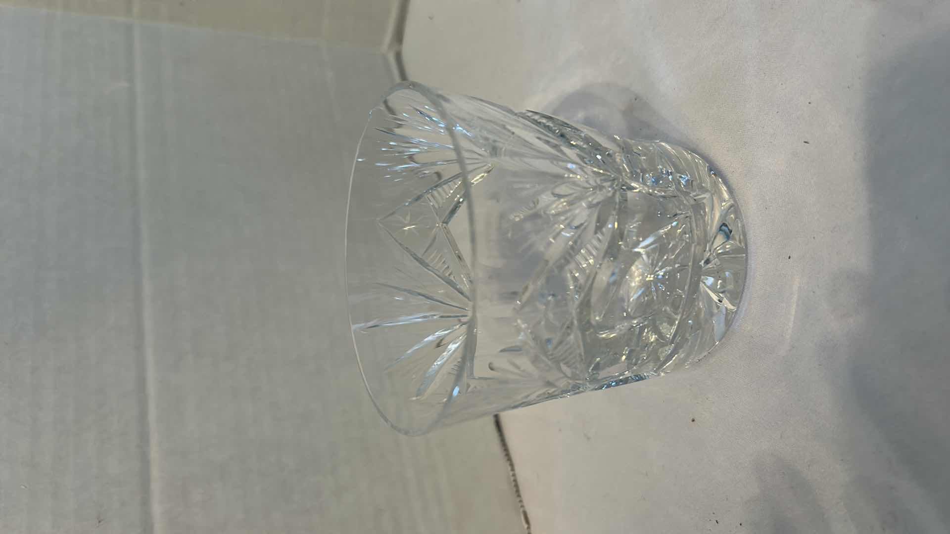 Photo 4 of 10- VINTAGE CRYSTAL WHISKEY GLASSES