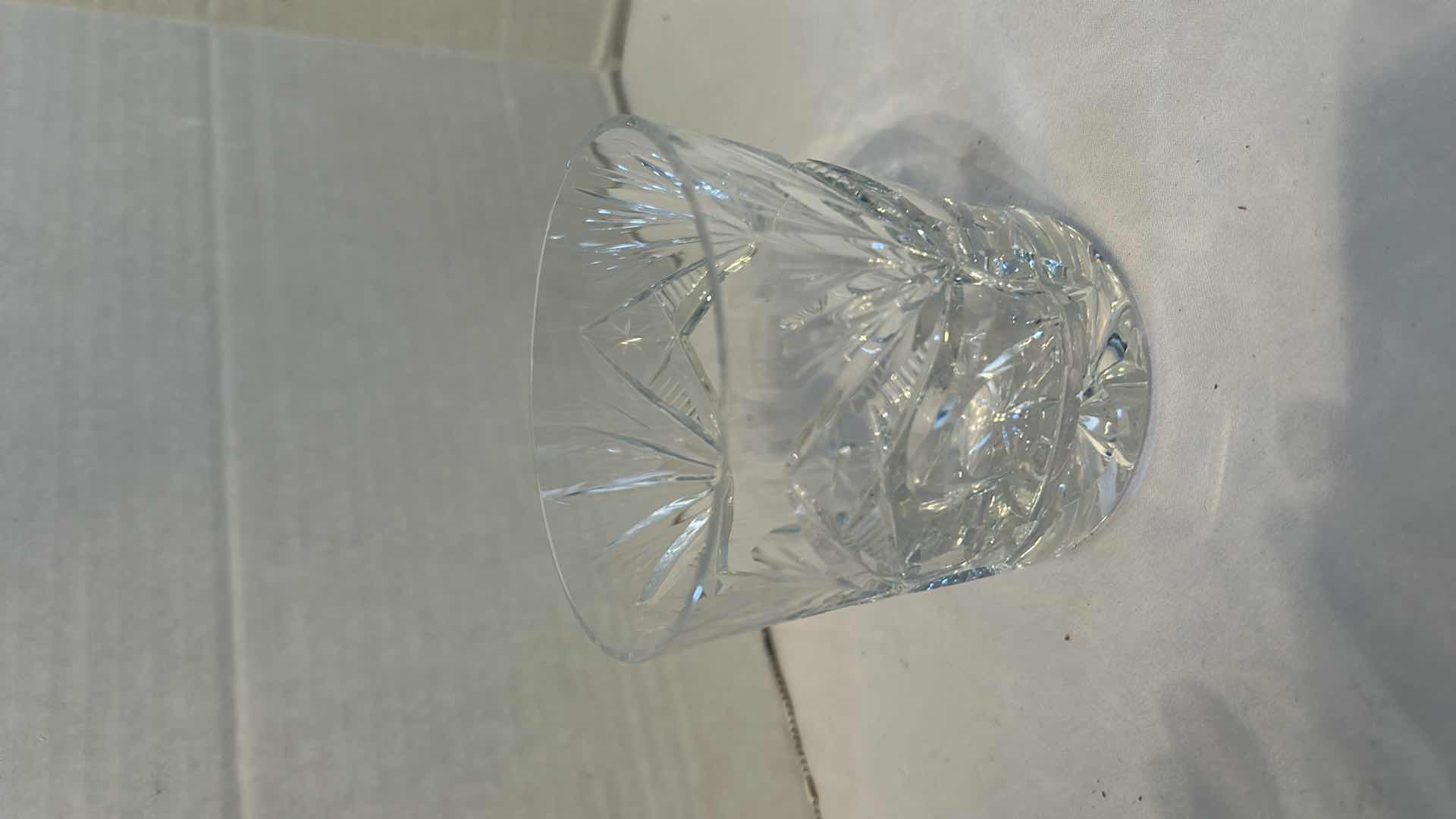 Photo 3 of 10- VINTAGE CRYSTAL WHISKEY GLASSES