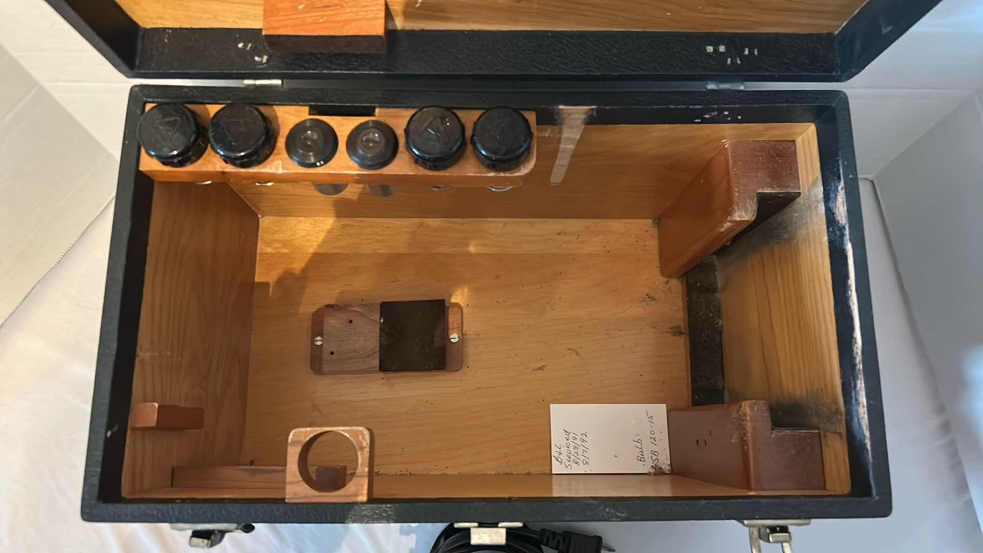 Photo 2 of BAUSCH  & LOMB BINOCULAR COMPOUND MICROSCOPE W CASE