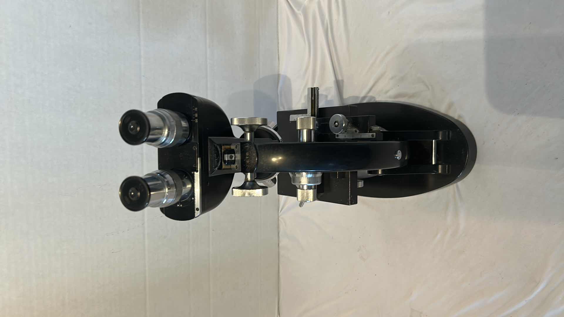 Photo 1 of VINTAGE BAUSCH & LOMB PRENTISS BINOCULAR MICROSCOPE , SERIAL NUMBER 62504