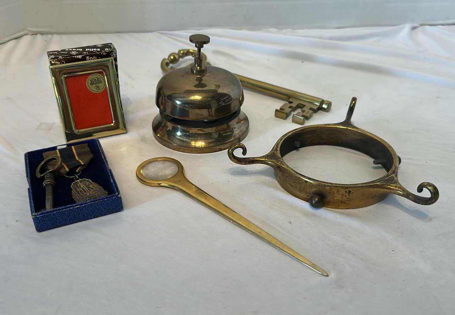 Photo 1 of 6-ASSORTED BRASS COLLECTABLES