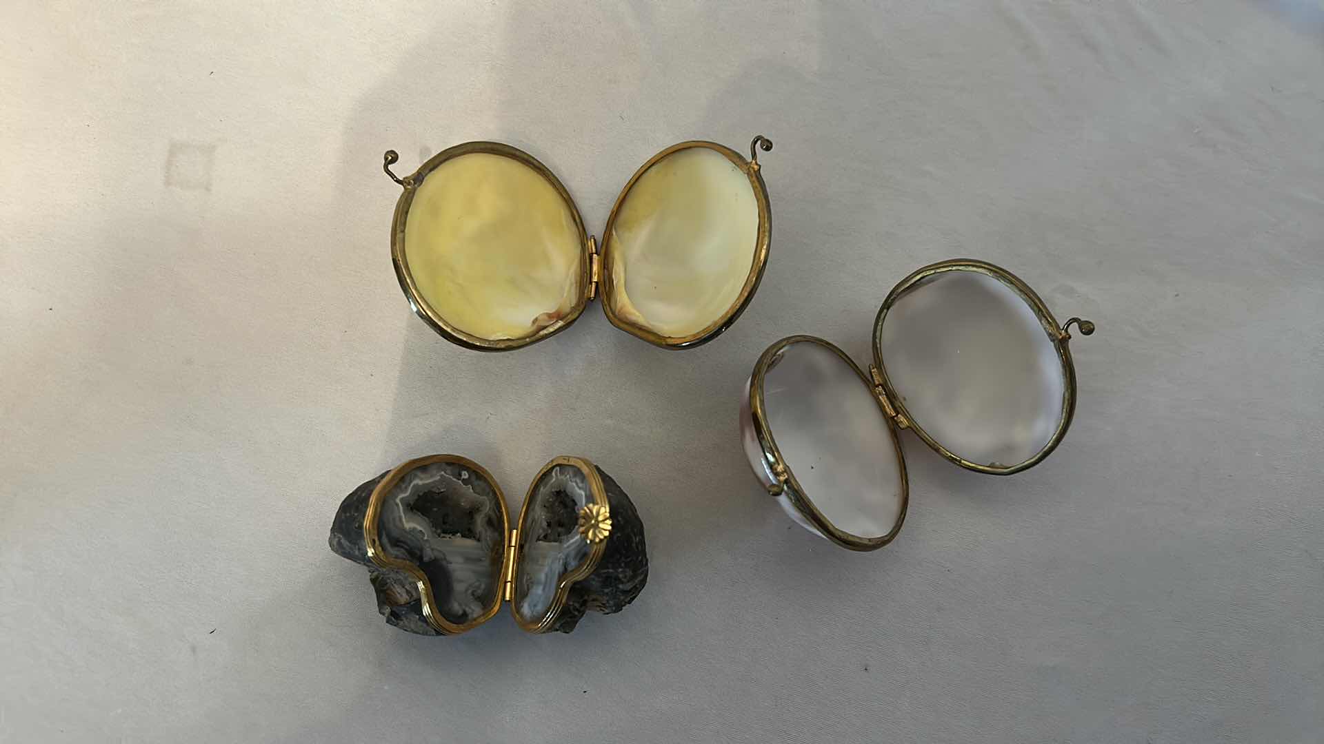 Photo 1 of 4-VINTAGE COLLECTIBLE TRINKET BOXES