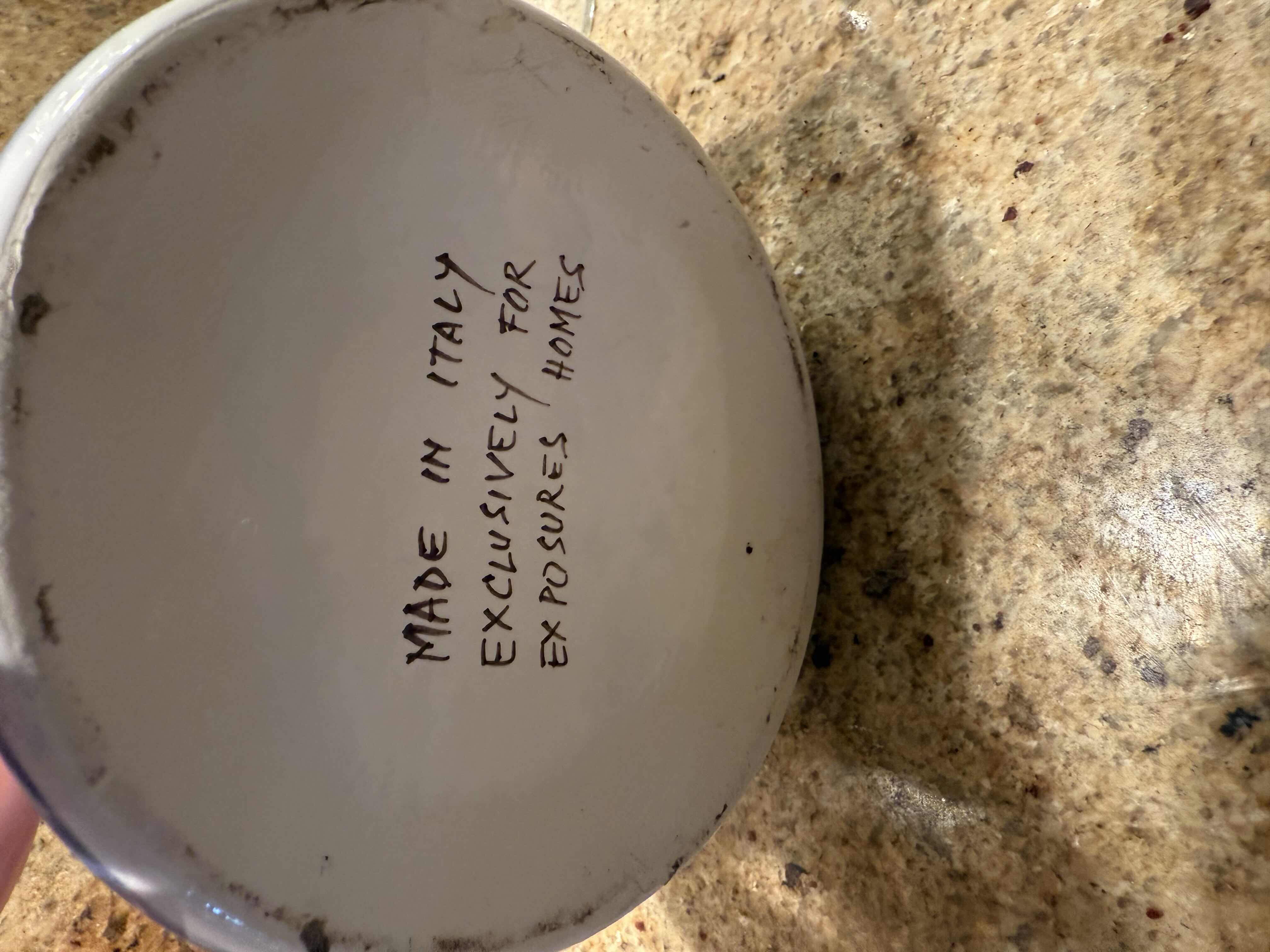 Photo 1 of 2-VINTAGE HOTEL EXPOSURE CERAMIC CANISTERS-MADE IN ITALY  H11”/9”