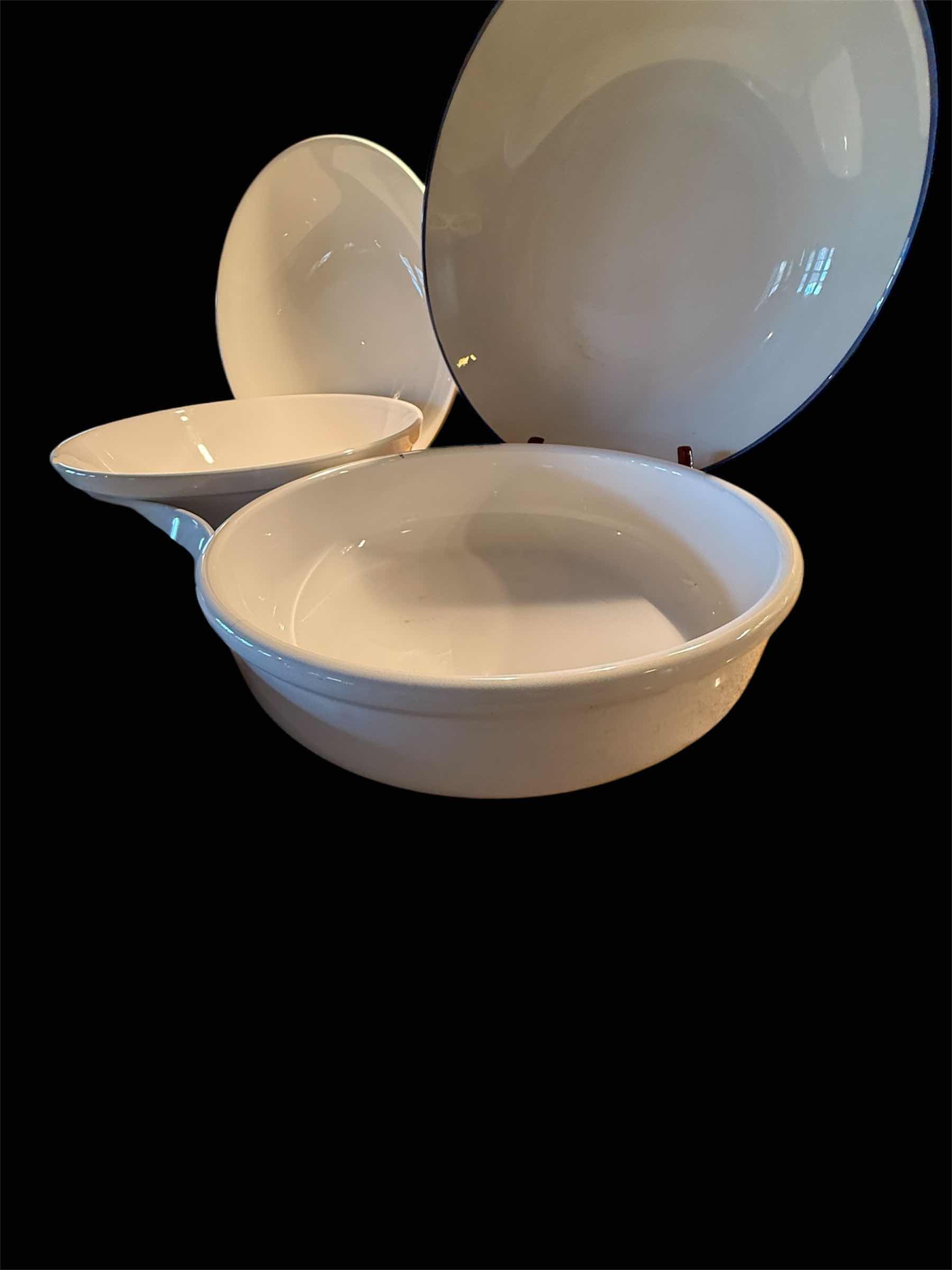 Photo 1 of 5-LARGE PORCELAIN SERVING BOWLS