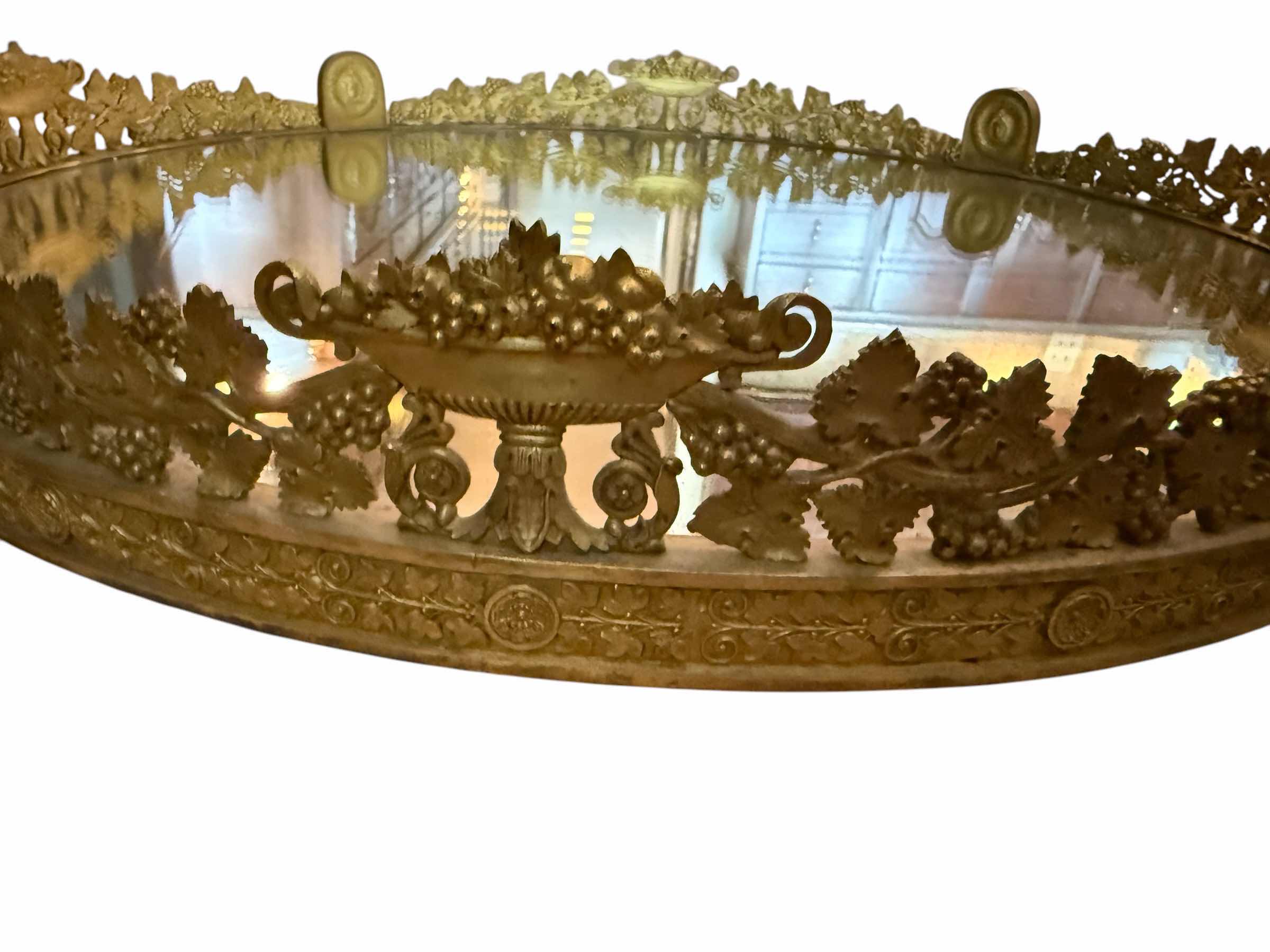 Photo 1 of LATE 19TH CENTURY GILT BRONZE & MIRROR SURTOUT DE TABLE (VERY HEAVY)