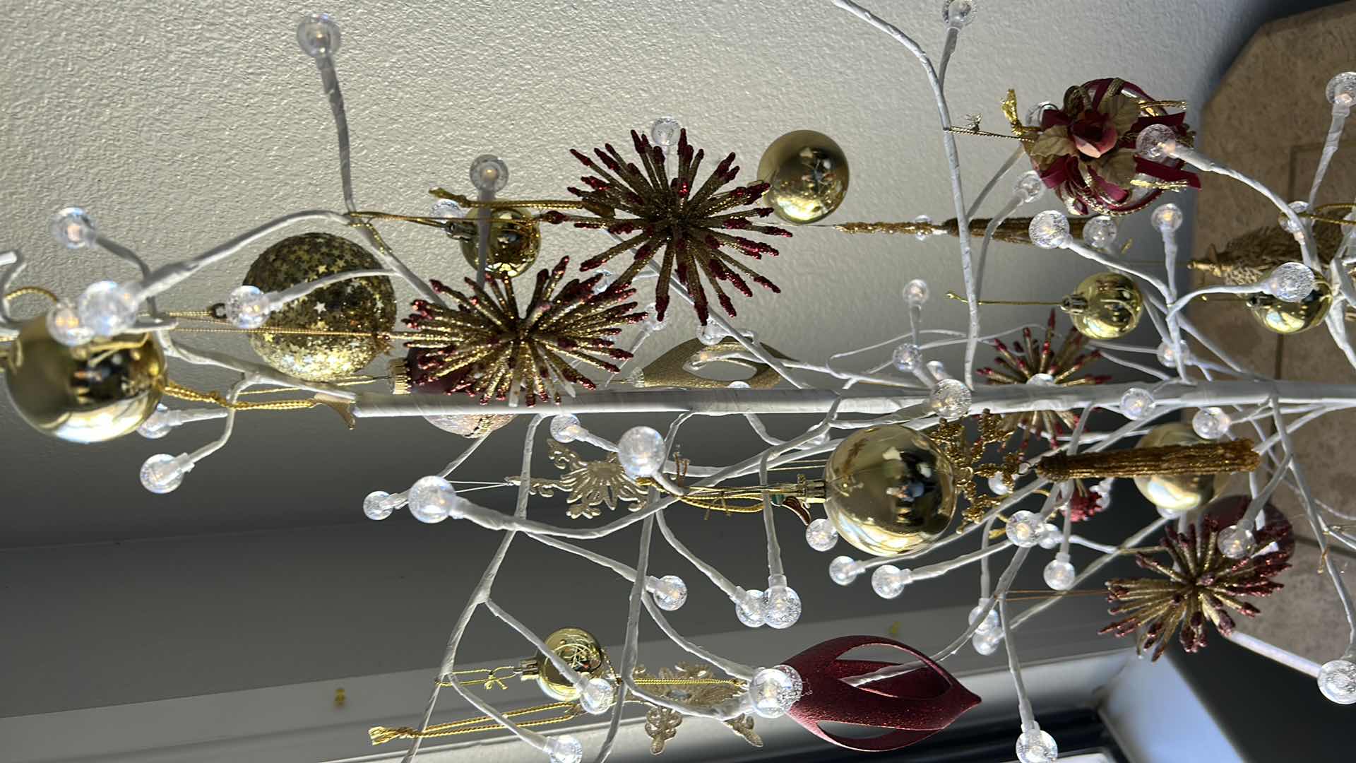 Photo 4 of DECORATIVE WHITE LIGHTED ORNAMENT TREE H 45”