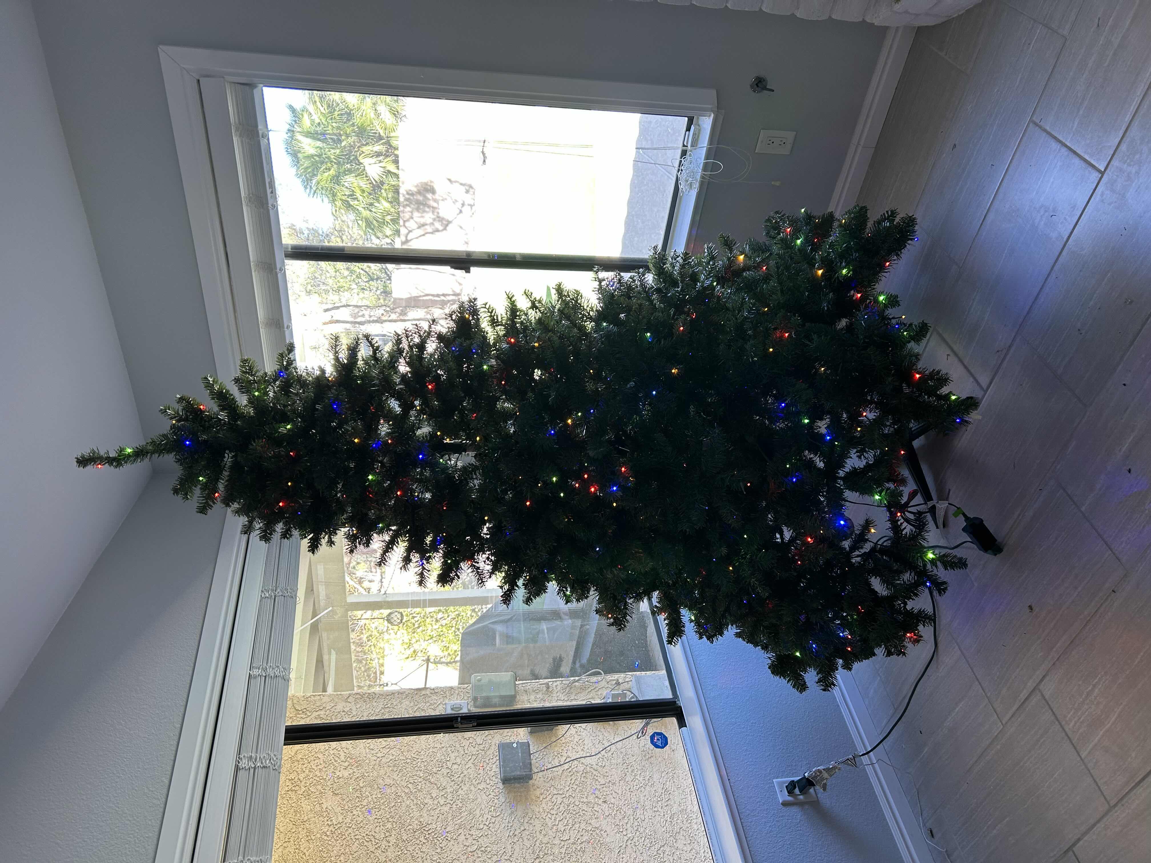 Photo 1 of 8" PRE LIT CHRISTMAS TREE