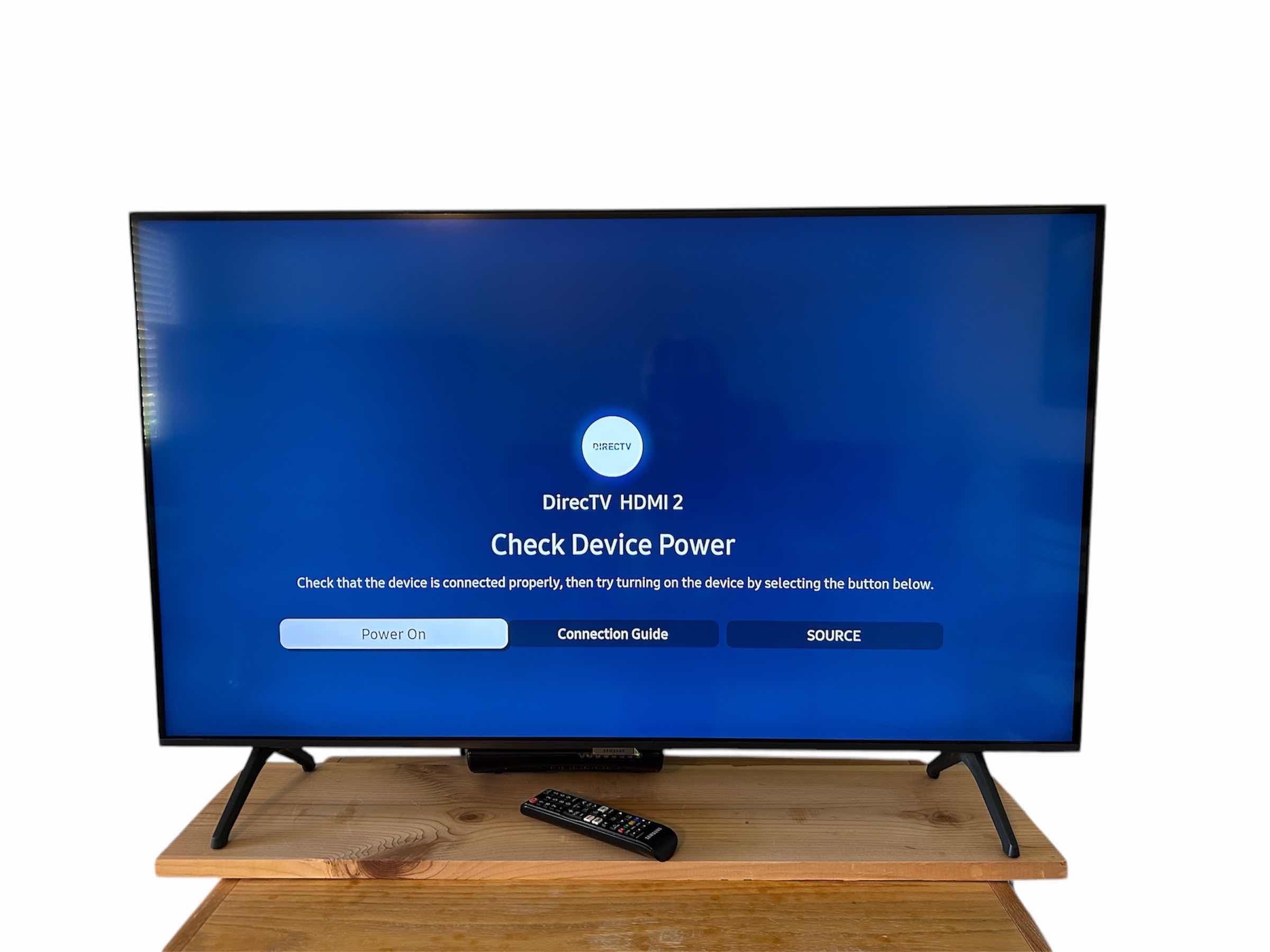 Photo 1 of 42” SAMSUNG TV W REMOTE