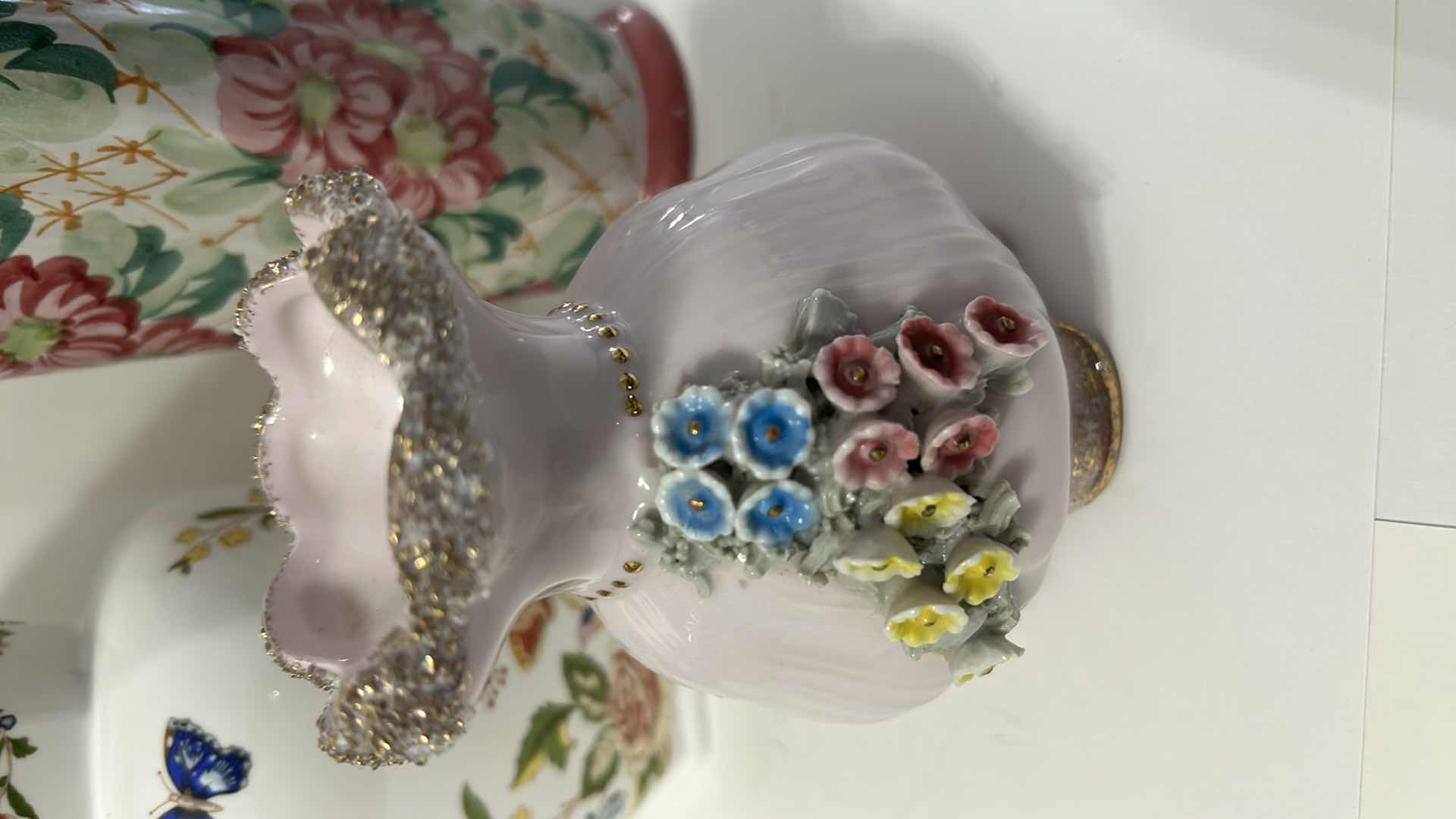 Photo 2 of 3-ASSORTED VASES AYNSLEY CHINA